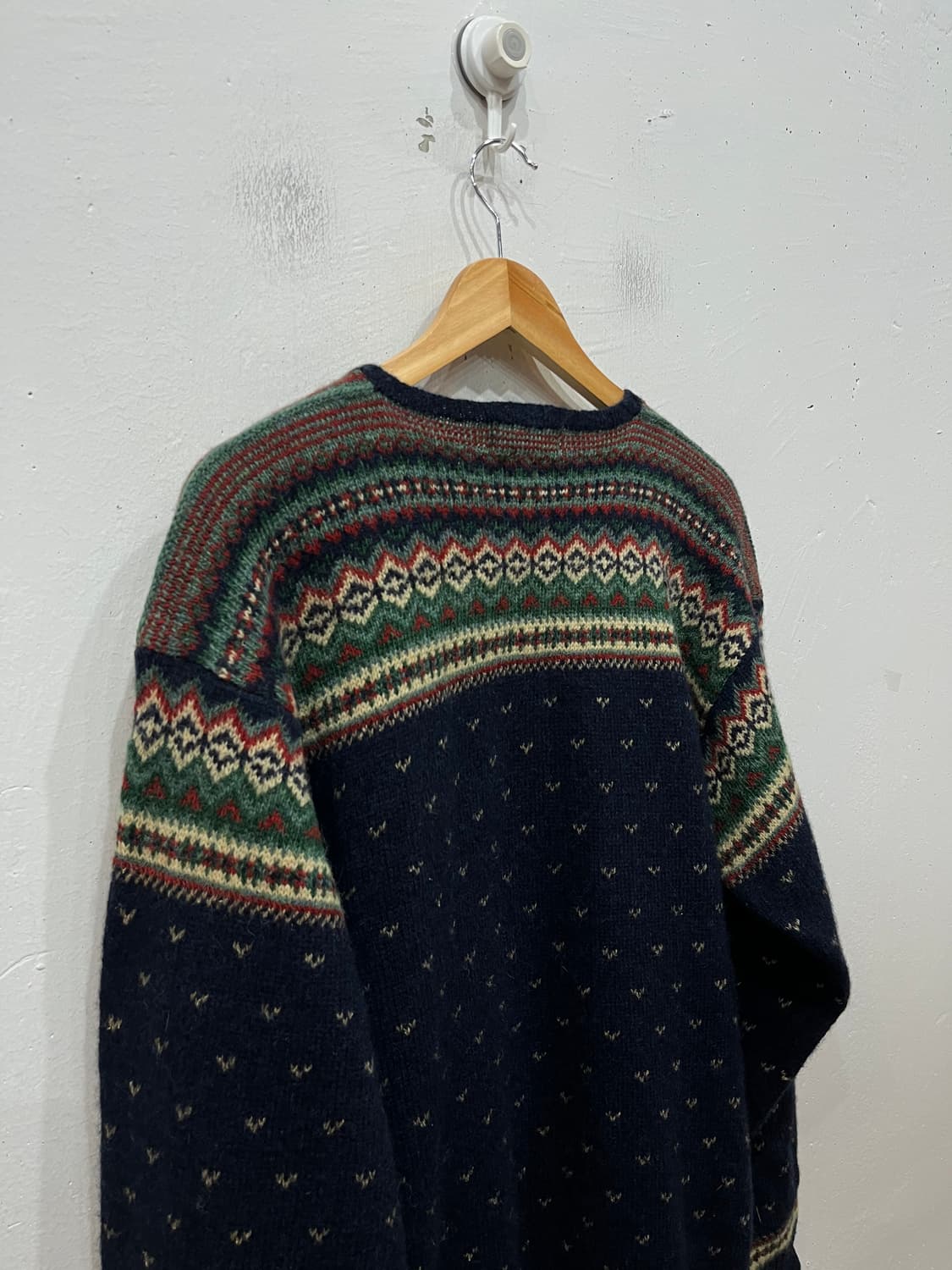 폴로랄프로렌 페어아일 램스울 실크 니트 스웨터 XL 상품이미지5