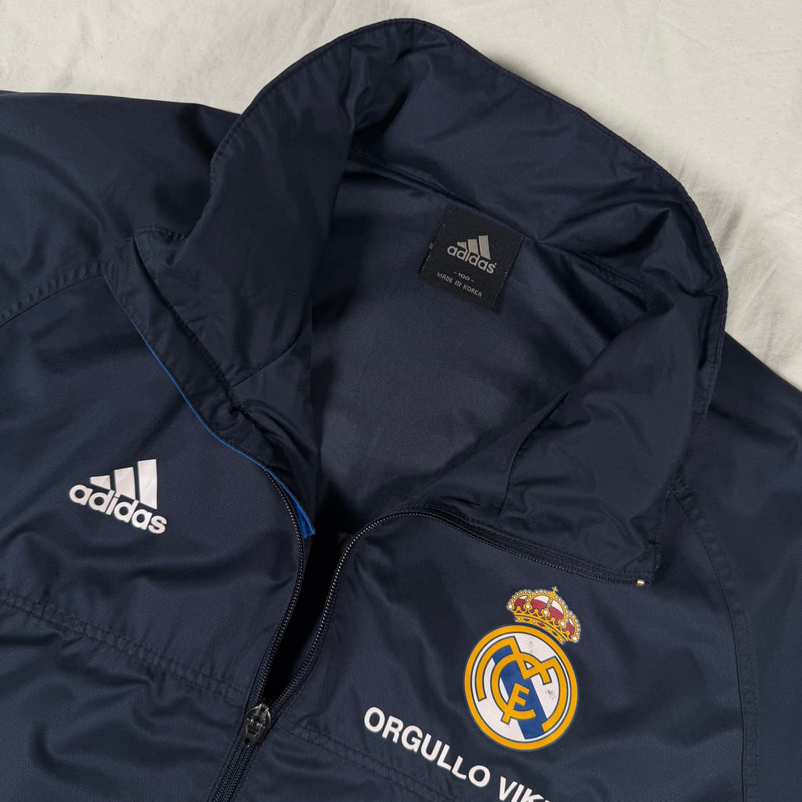 00s 아디다스 레알 마드리드 바이킹 자존심 축구 바람막이 집업 자켓 상품이미지2