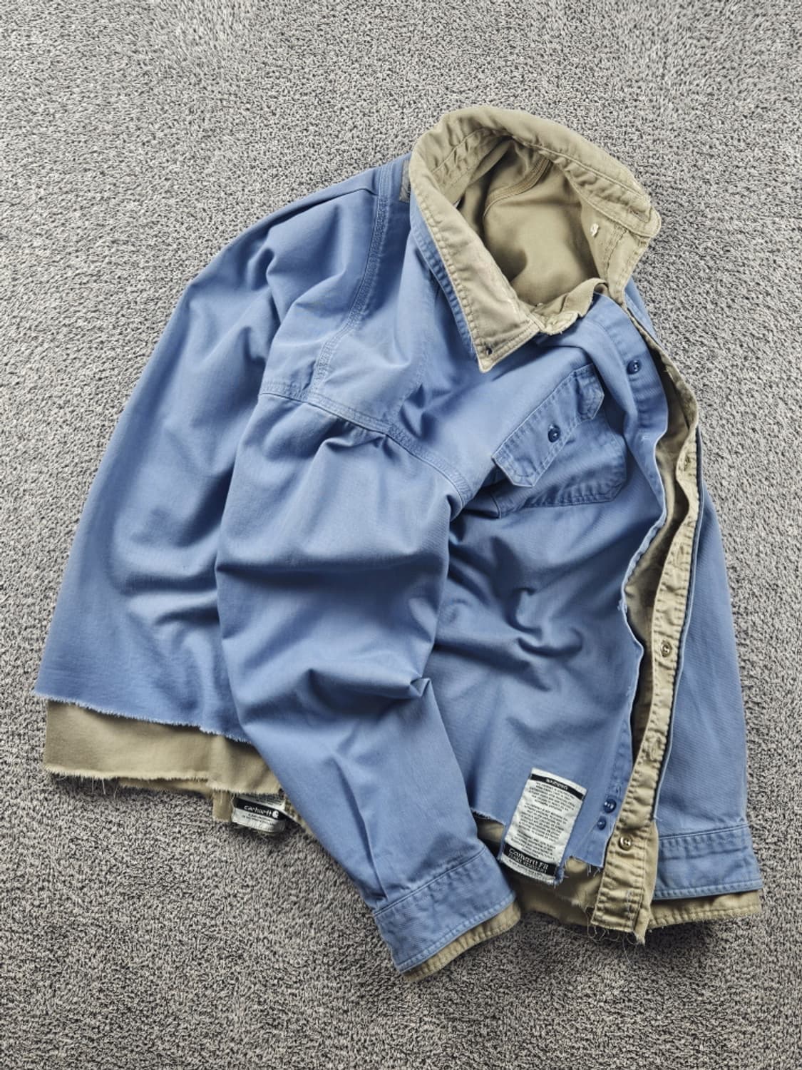 FR칼하트 레이어드 리워크 커스텀 워크 셔츠 ( XL ) / 10644 상품이미지4