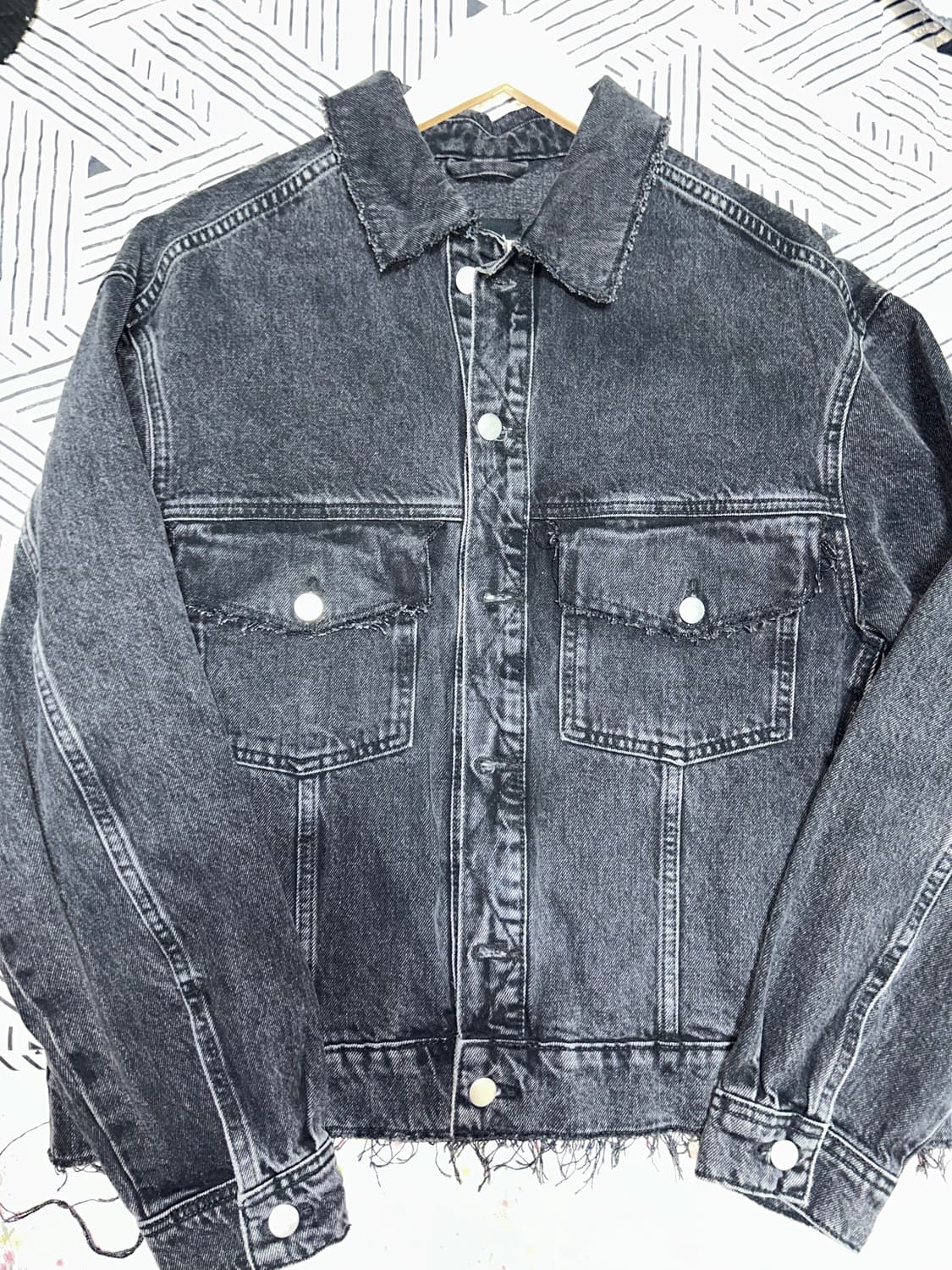 (m) 자라 흑청자켓 상품이미지2