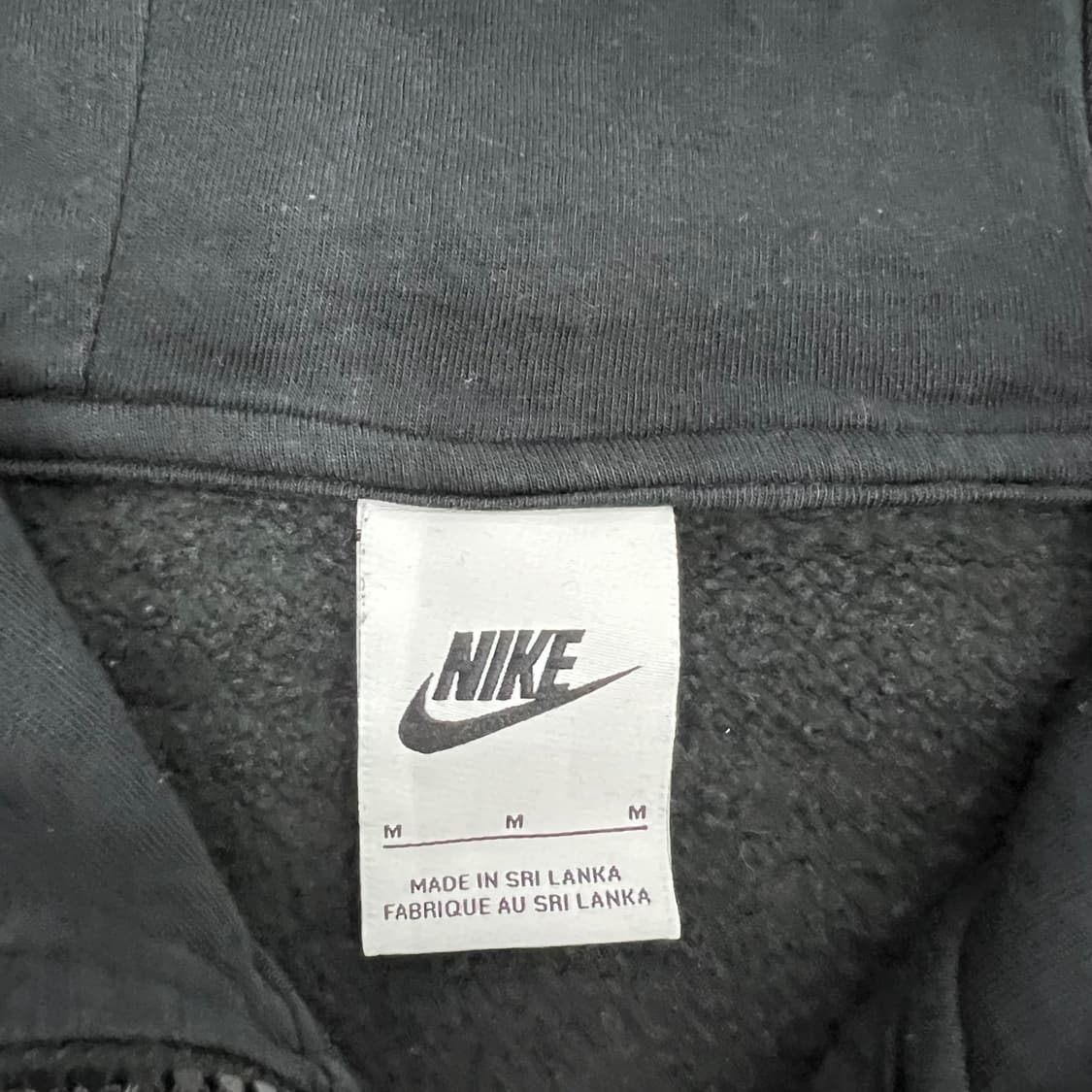 나이키 블랙 후드집업 상품이미지2