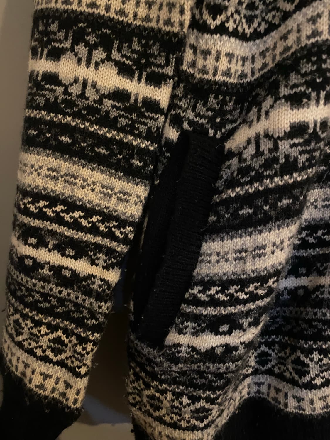 ❄️빈티지 모리걸 노르딕 투웨이 니트 후드집업❄️ 상품이미지4