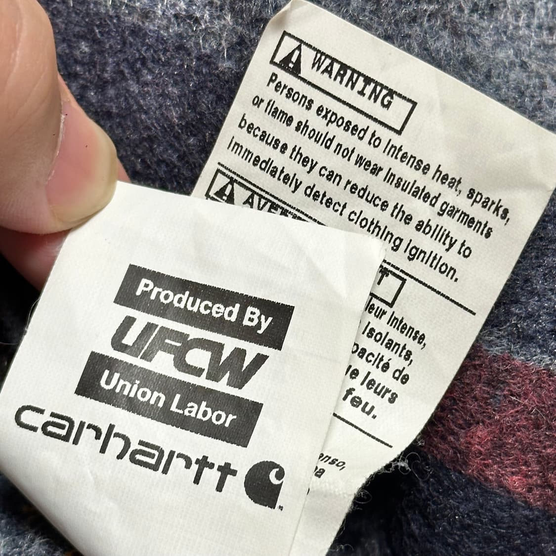 칼하트 J001 디트로이트 자켓 (USA 메이드 / L 사이즈) 상품이미지4