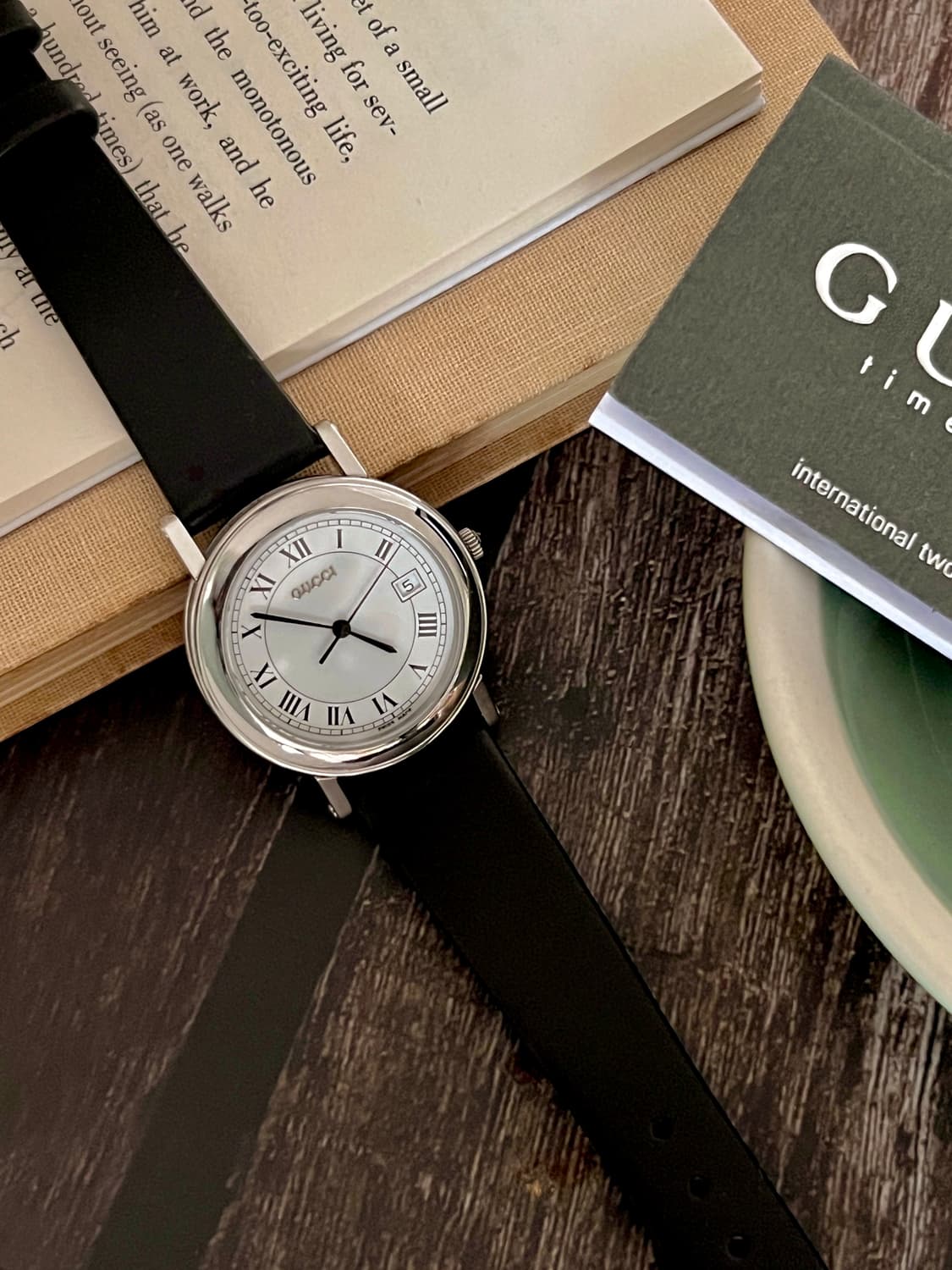 구찌 스틸 라운드 남성 시계 / 정품감정 . 케어 상품이미지6