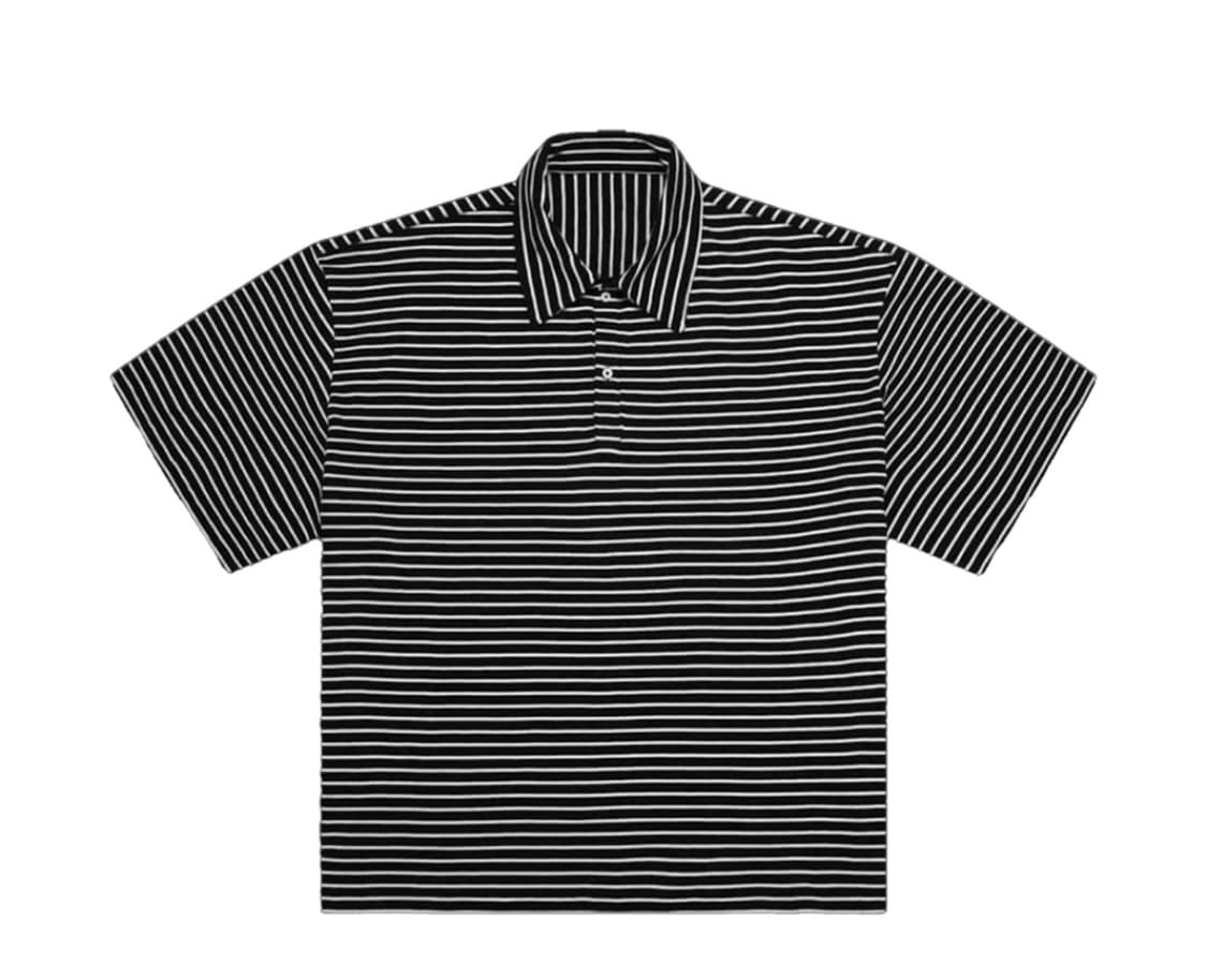 [OS] 카미엔 스트라이프 폴로 블랙 상품이미지1