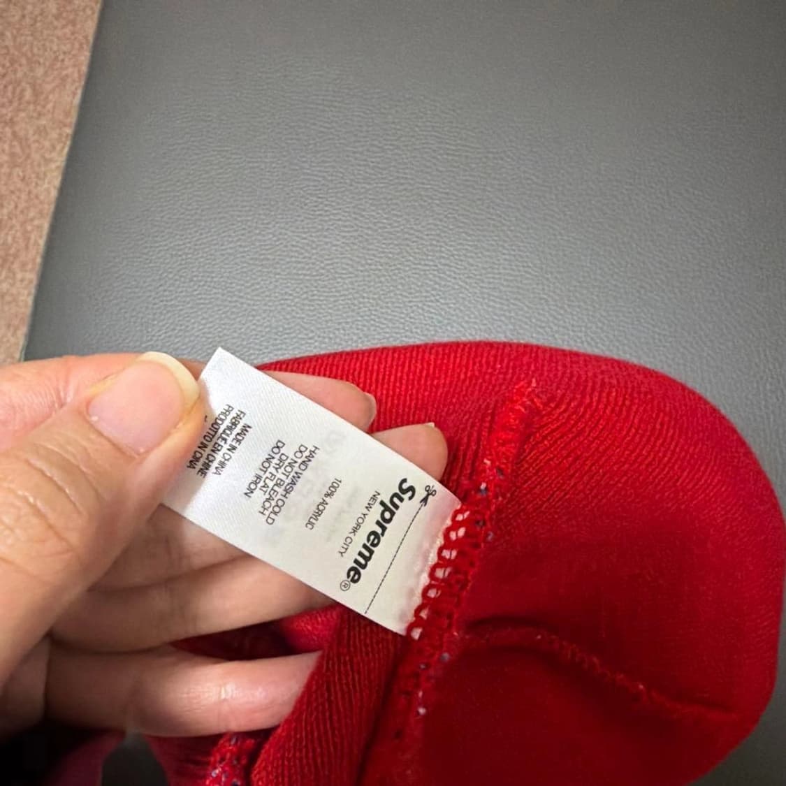 슈프림 스노우맨 비니 레드 상품이미지4