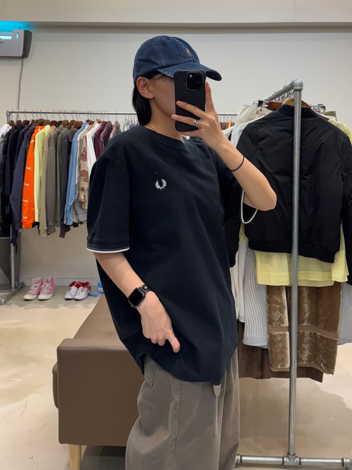 프레드페리 M1588 트윈 팁 티셔츠 상품이미지8