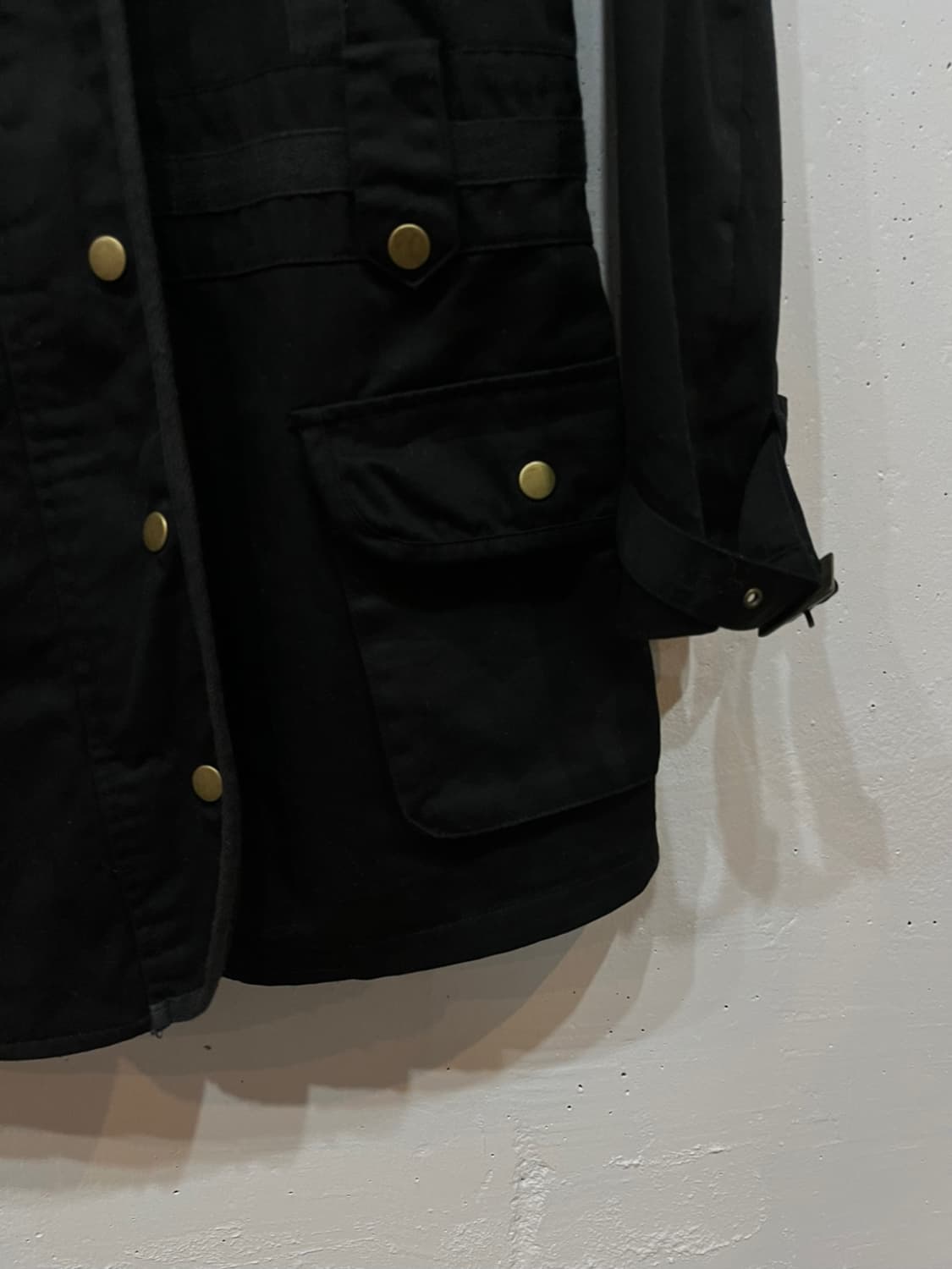 DOSCH JPN 밀리터리 야상 자켓 블랙 우먼즈 상품이미지4