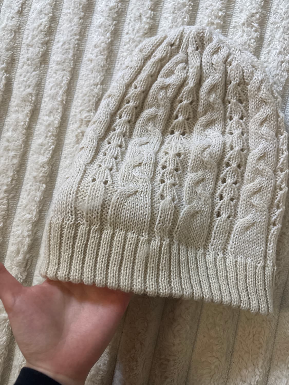 vintage 뜨개 비니 상품이미지2