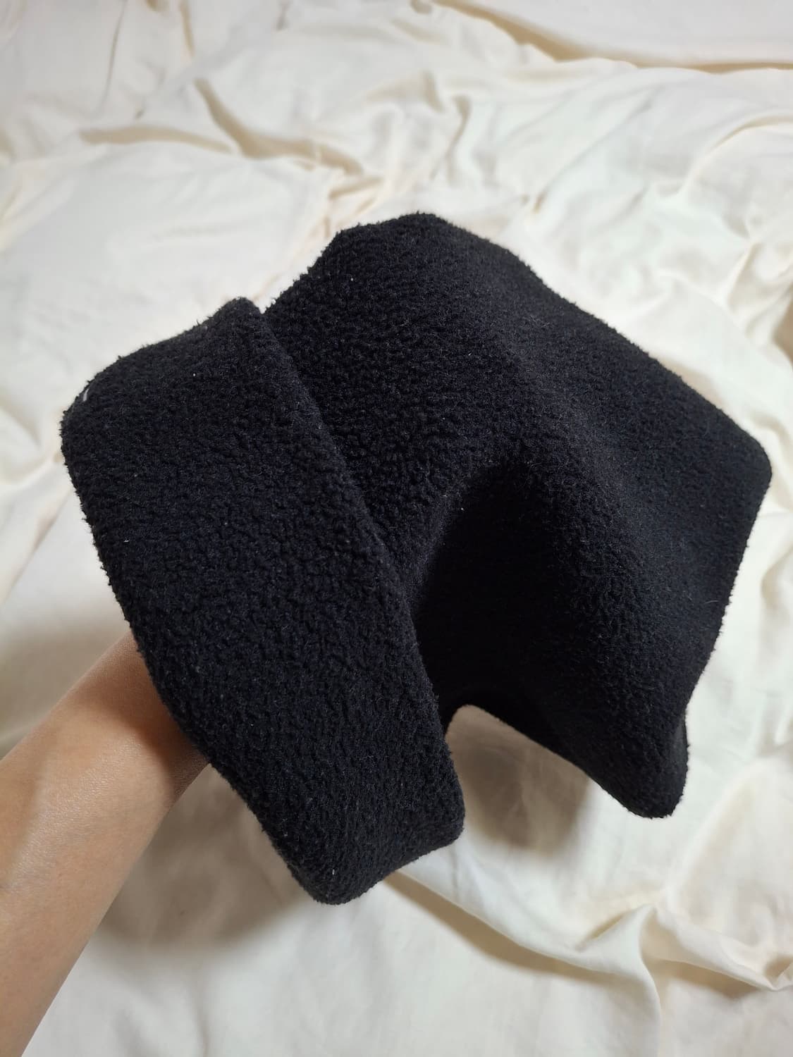 HEAD 플리스 비니 두툼 블랙 상품이미지3