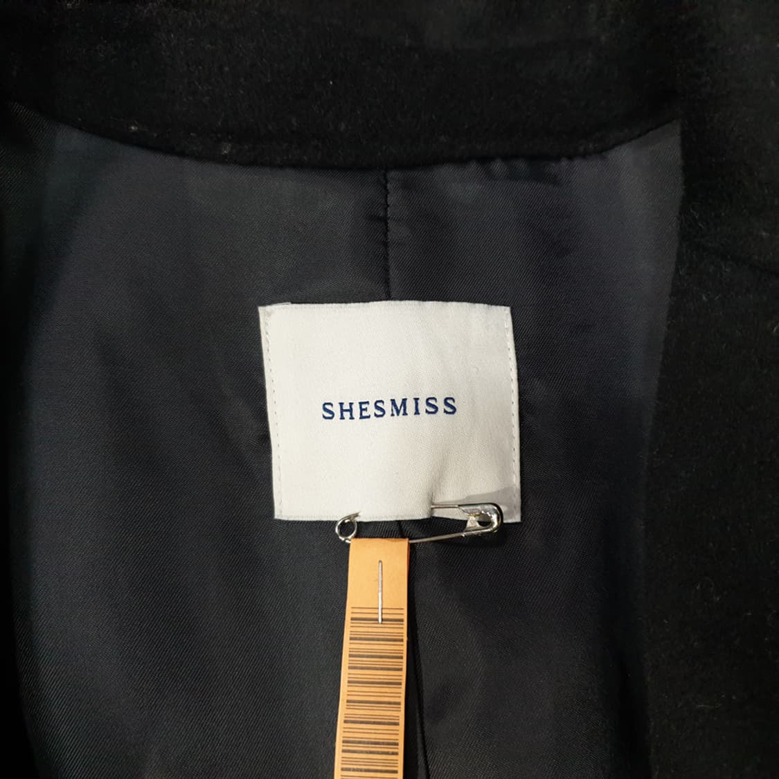 쉬즈미스 캐시미어 더블 버튼 롱 코트 상품이미지4