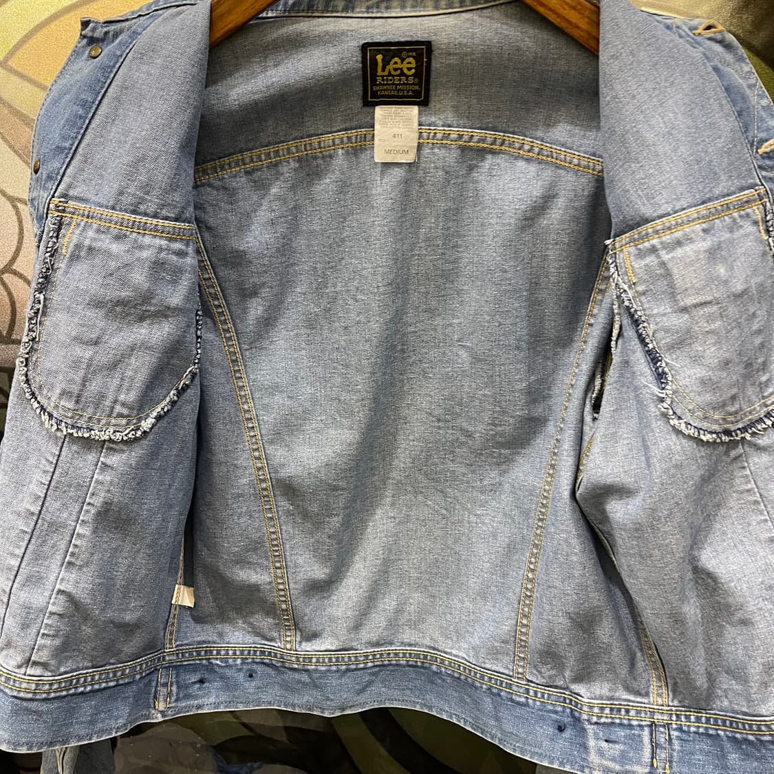 vintage LEE Denim trucker 상품이미지4
