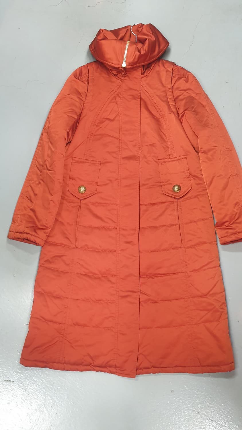 에스까다 스포츠 여성 오렌지 롱패딩 38 상품이미지1