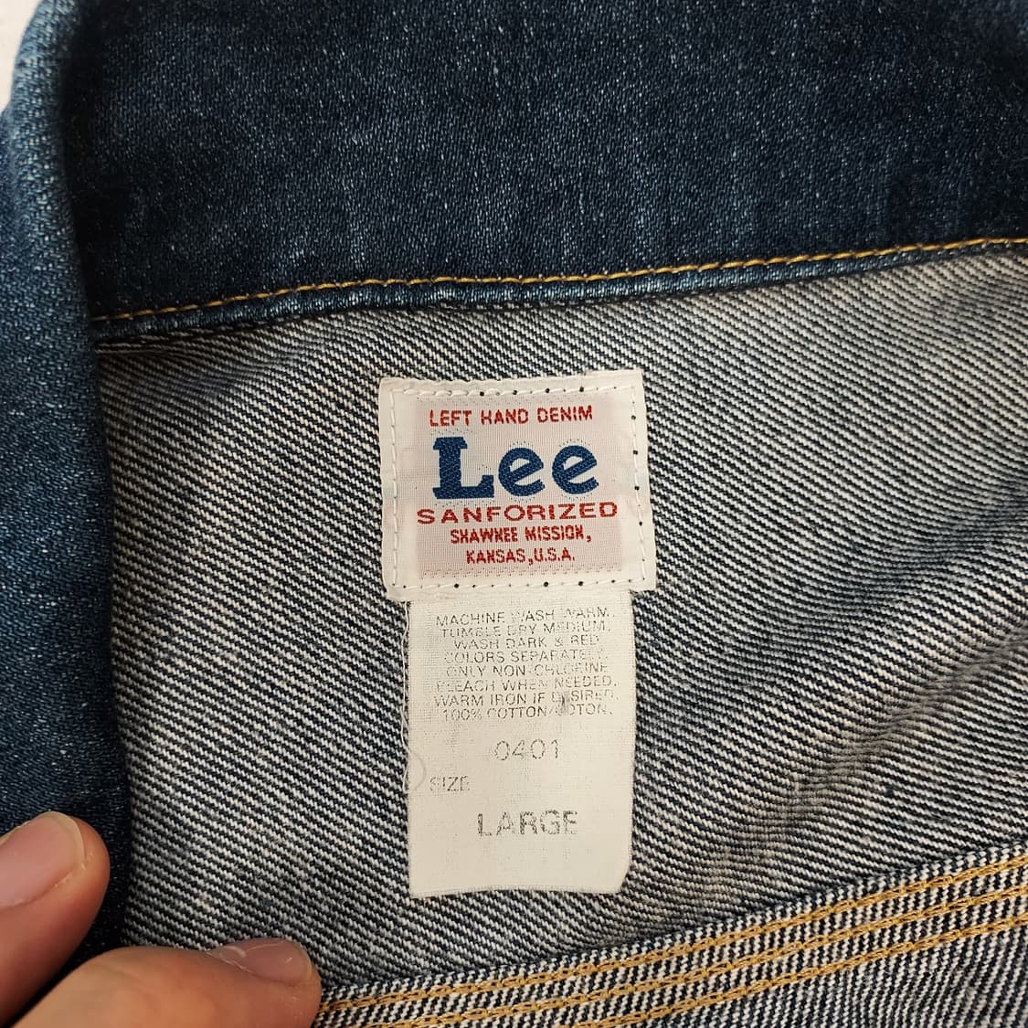 Lee 1세대 cowboy 데님자켓 L 상품이미지3