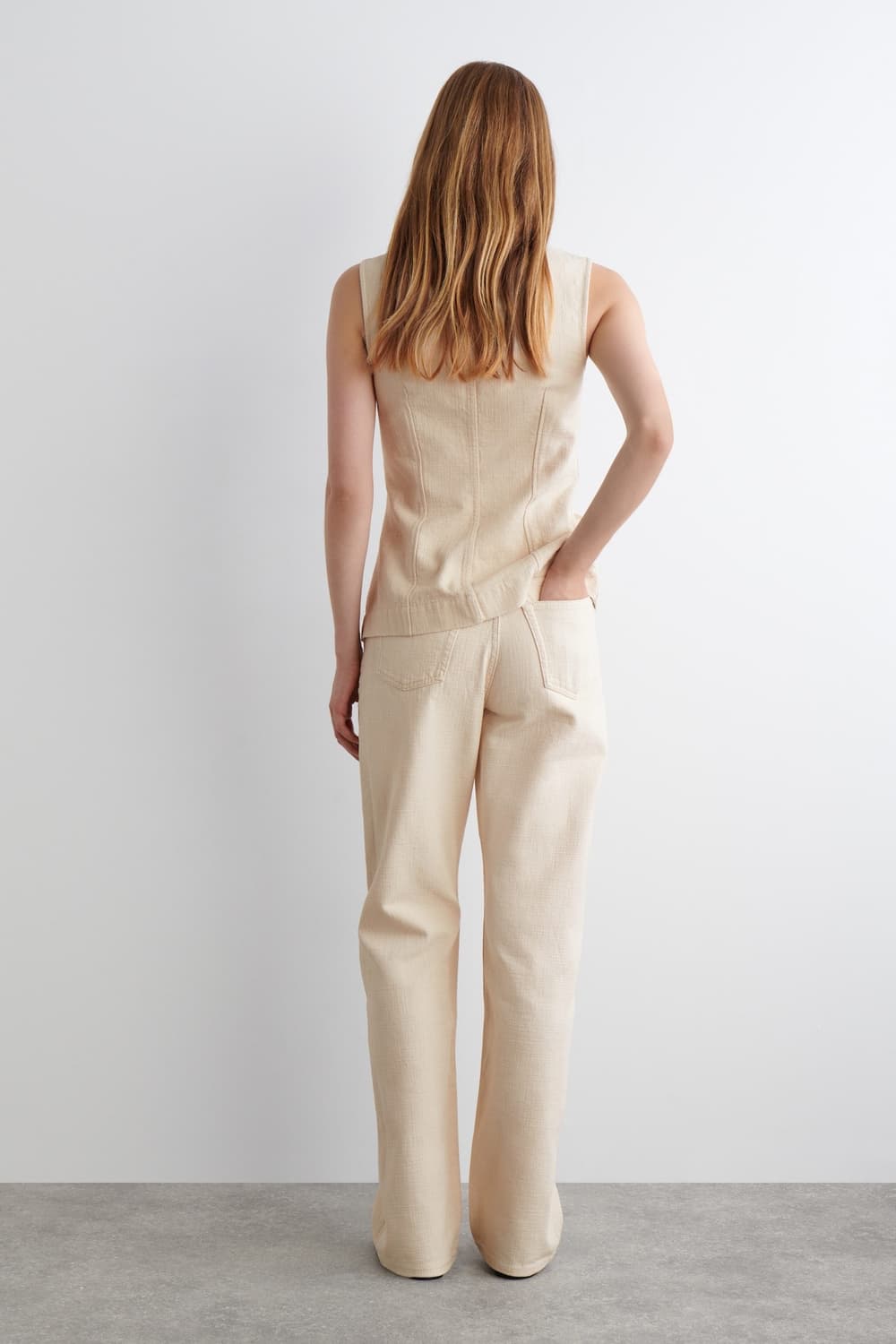 코스 COS  캔버스 스트레이트 레그 진 상품이미지3