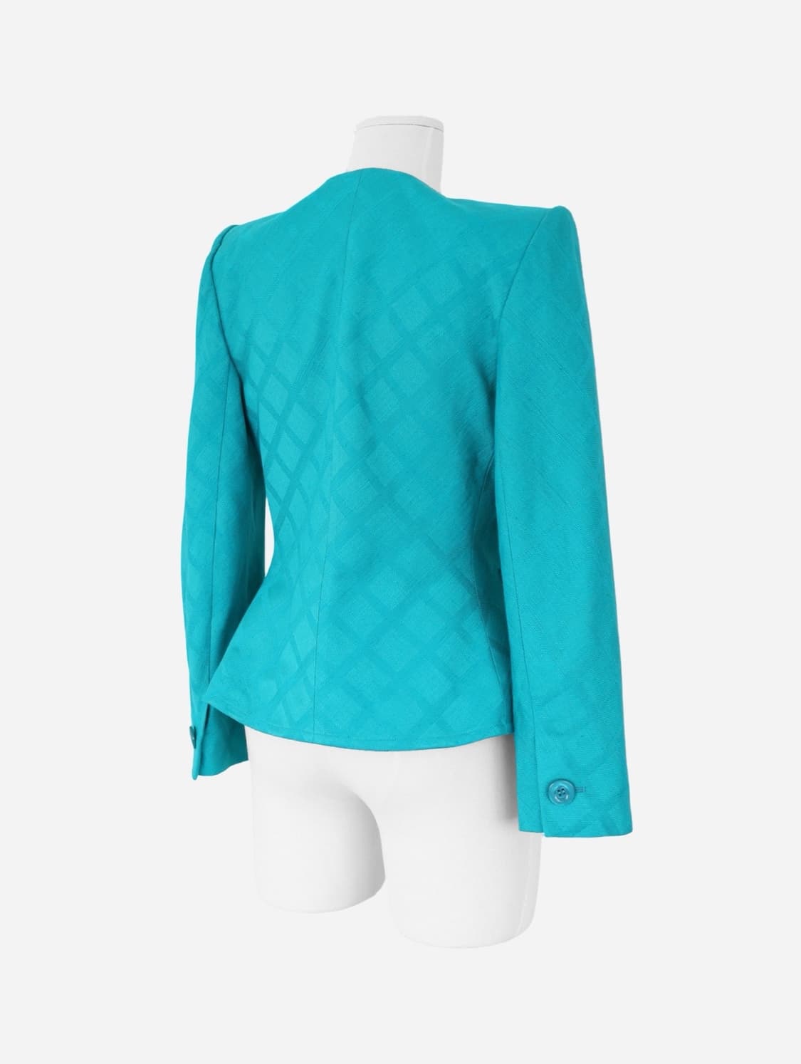 YSL Turquoise Check  Tailored Jacket 상품이미지3