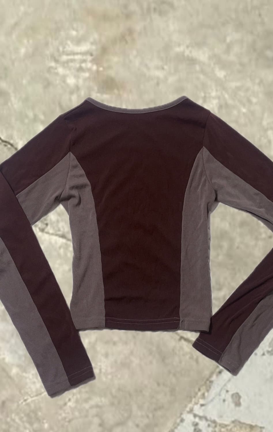 Brown Omato Long Sleeve T-Shirt 상품이미지1