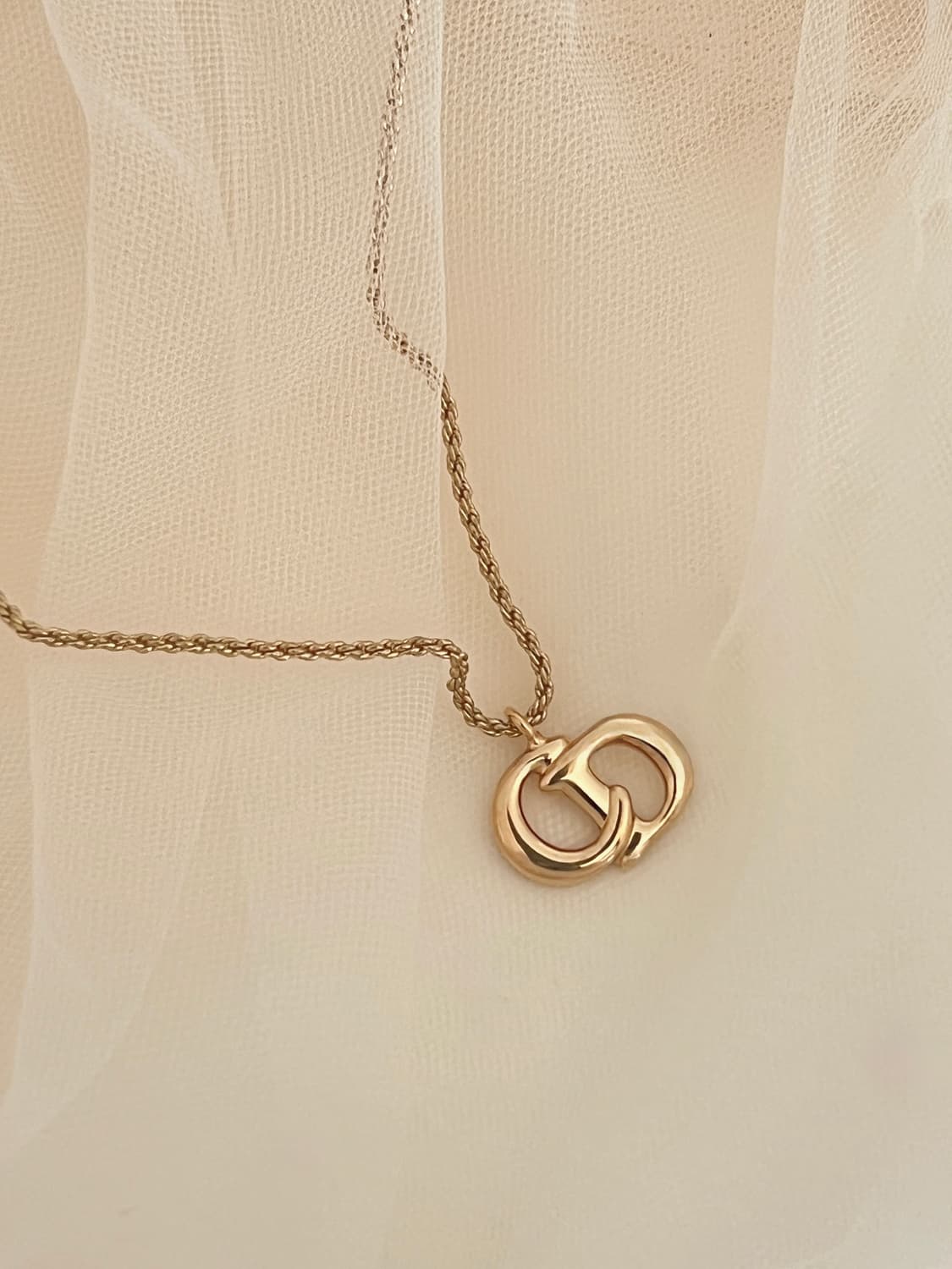 DIOR CD로고 빈티지 디올 목걸이 상품이미지9