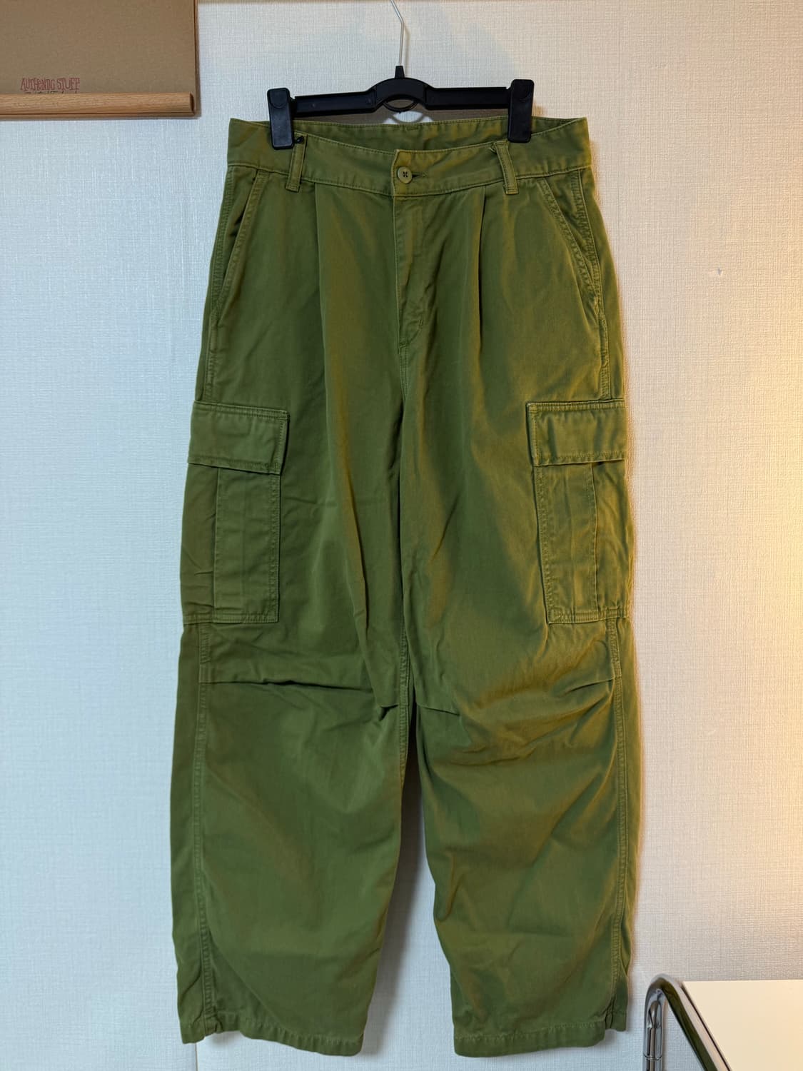 [28]칼하트 WIP 코튼 카고 팬츠 올리브 그린 상품이미지2