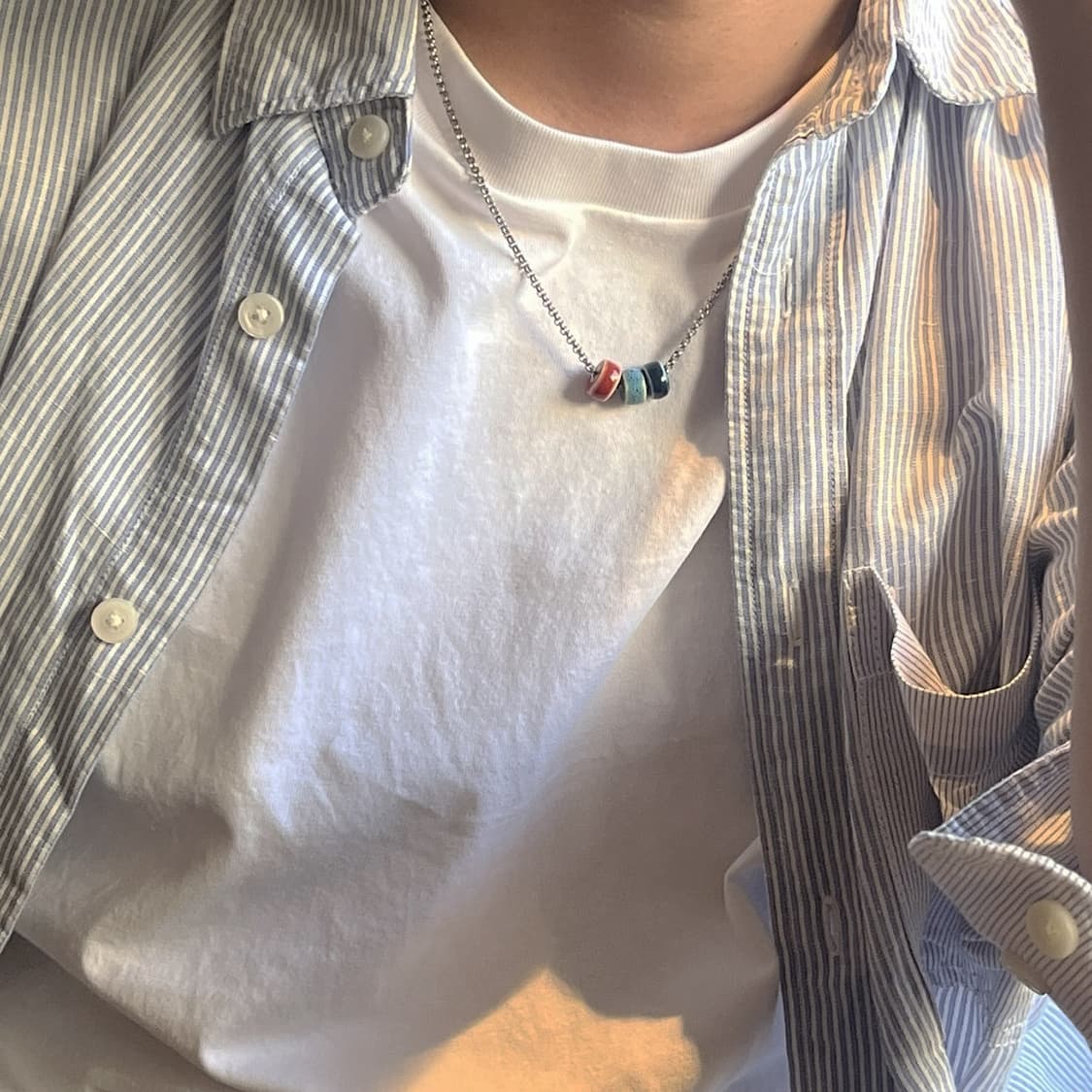 Opscura Colored Pendant Necklace 상품이미지1