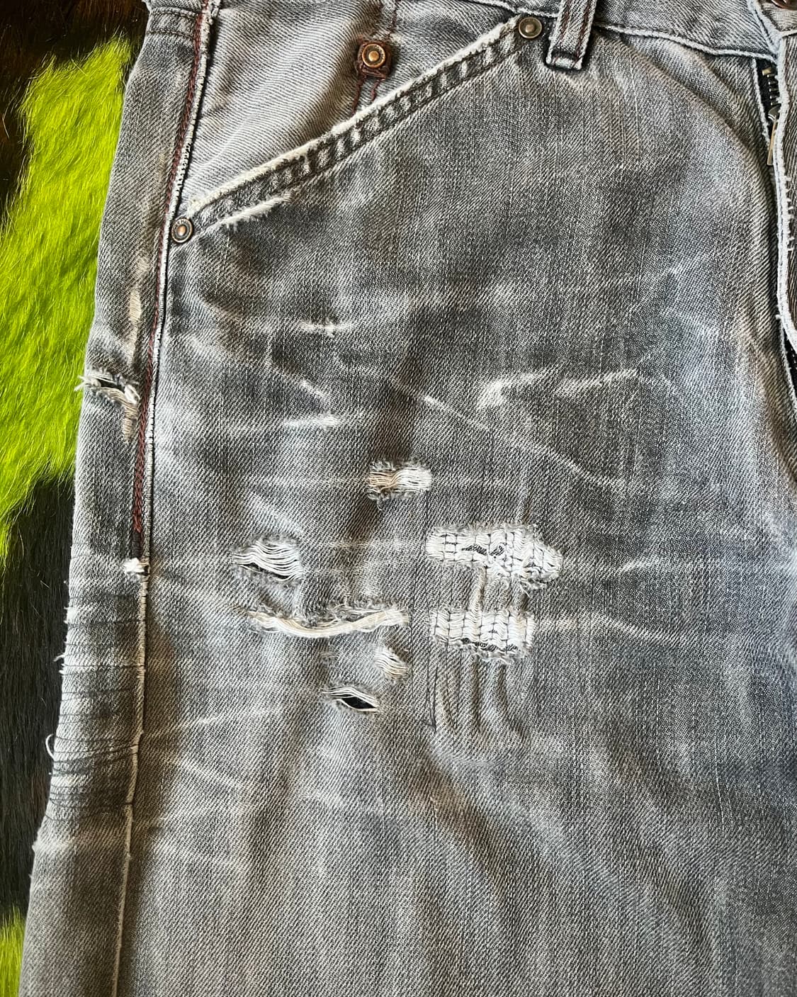 1990s Marlboro Classics Boro Denim Pants 상품이미지4