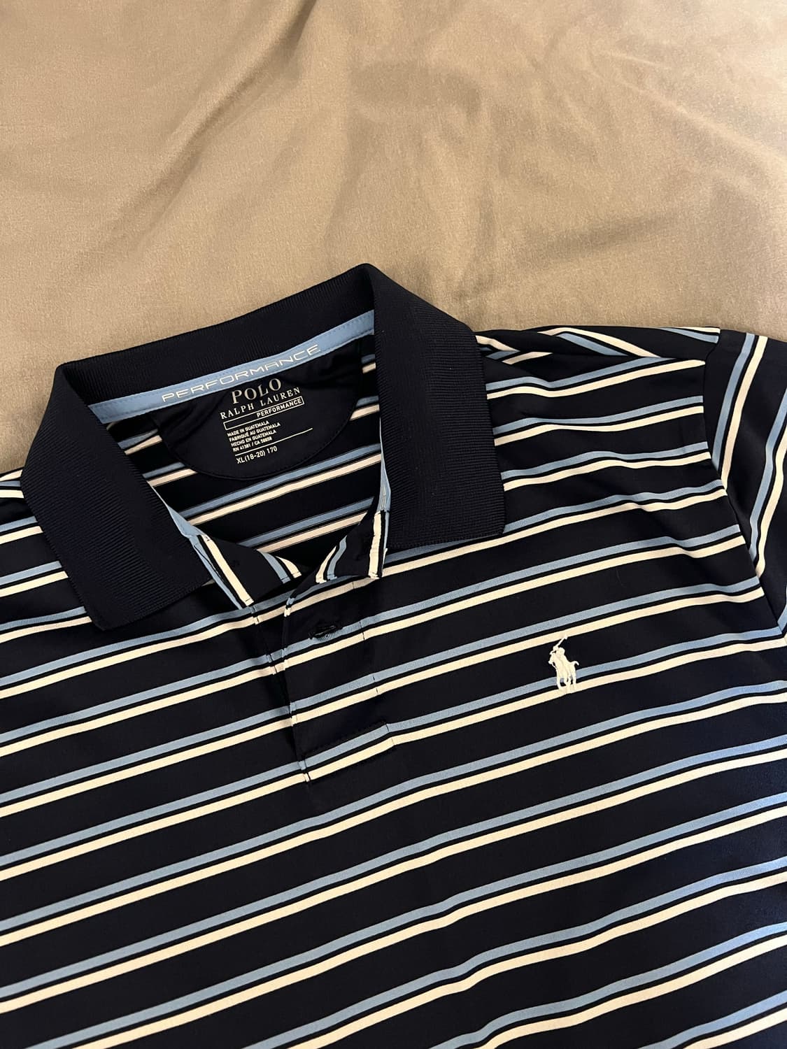 폴로 랄프로렌 퍼포먼스 라인 줄무늬 카라티 L 상품이미지2