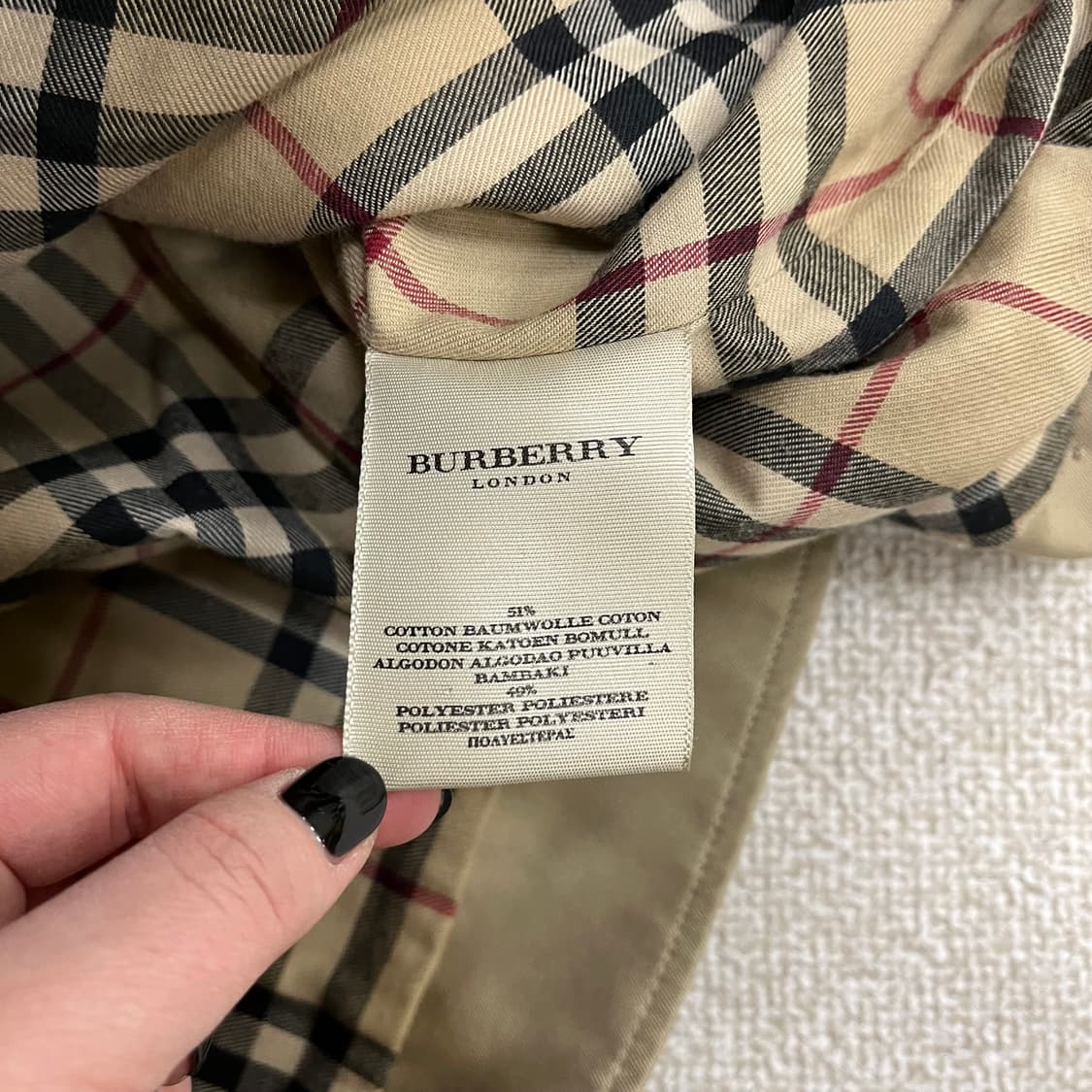 48 버버리 런던 블루종 자켓 0129M1 상품이미지3