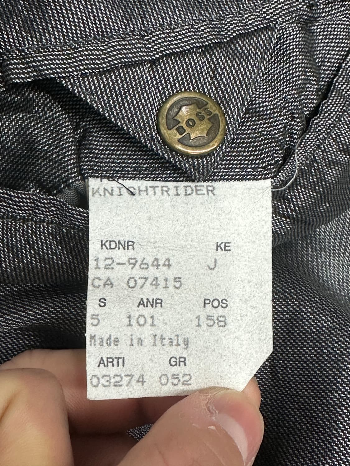 80s HUGO BOSS Knight rider 봄버 자켓 52 상품이미지9