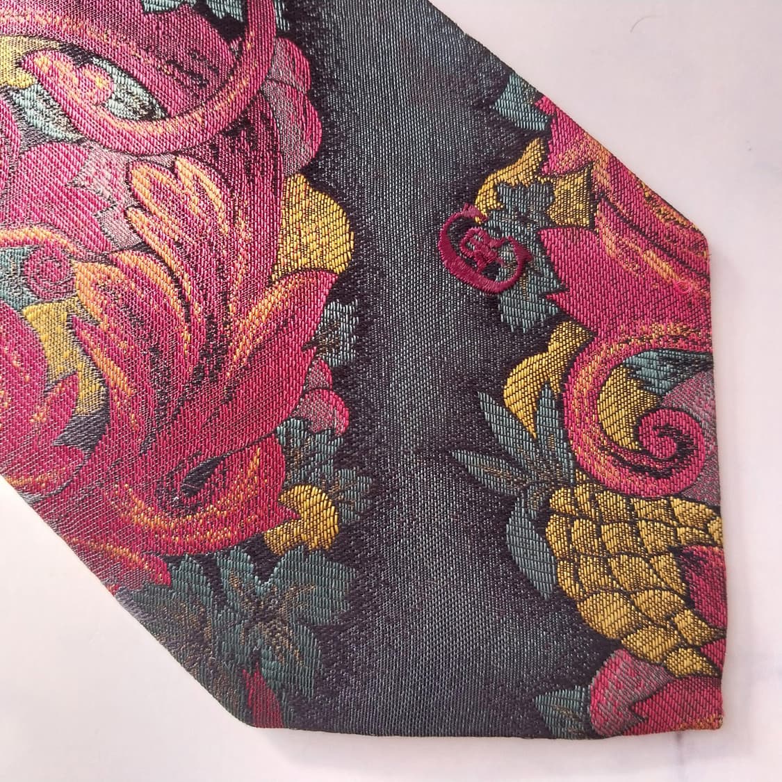 세루티 1881 실크 자카드 패턴 넥타이 9.4cm A+등급 K1962 상품이미지7