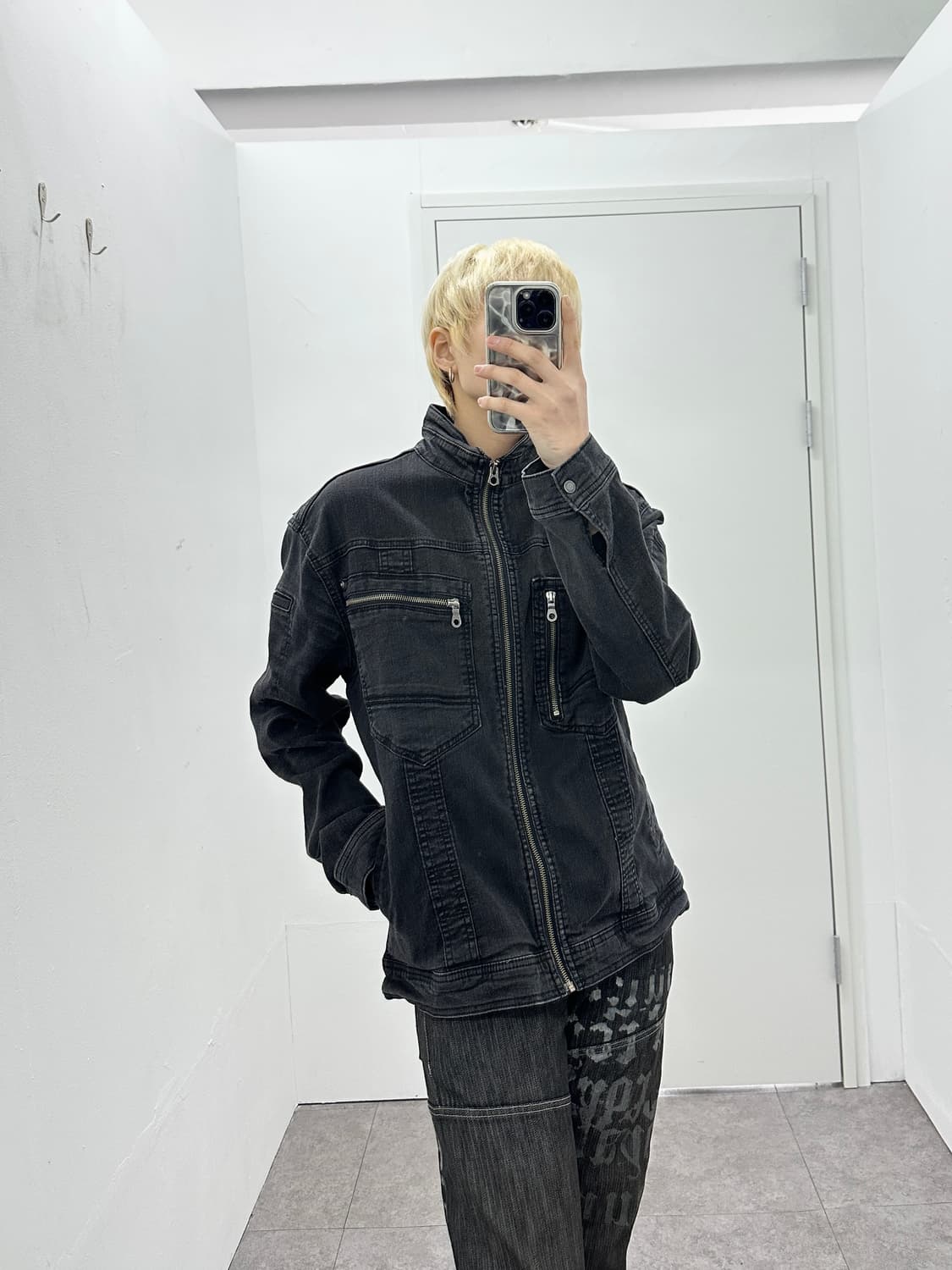 Grancisco utility pocket denim jacket 상품이미지3