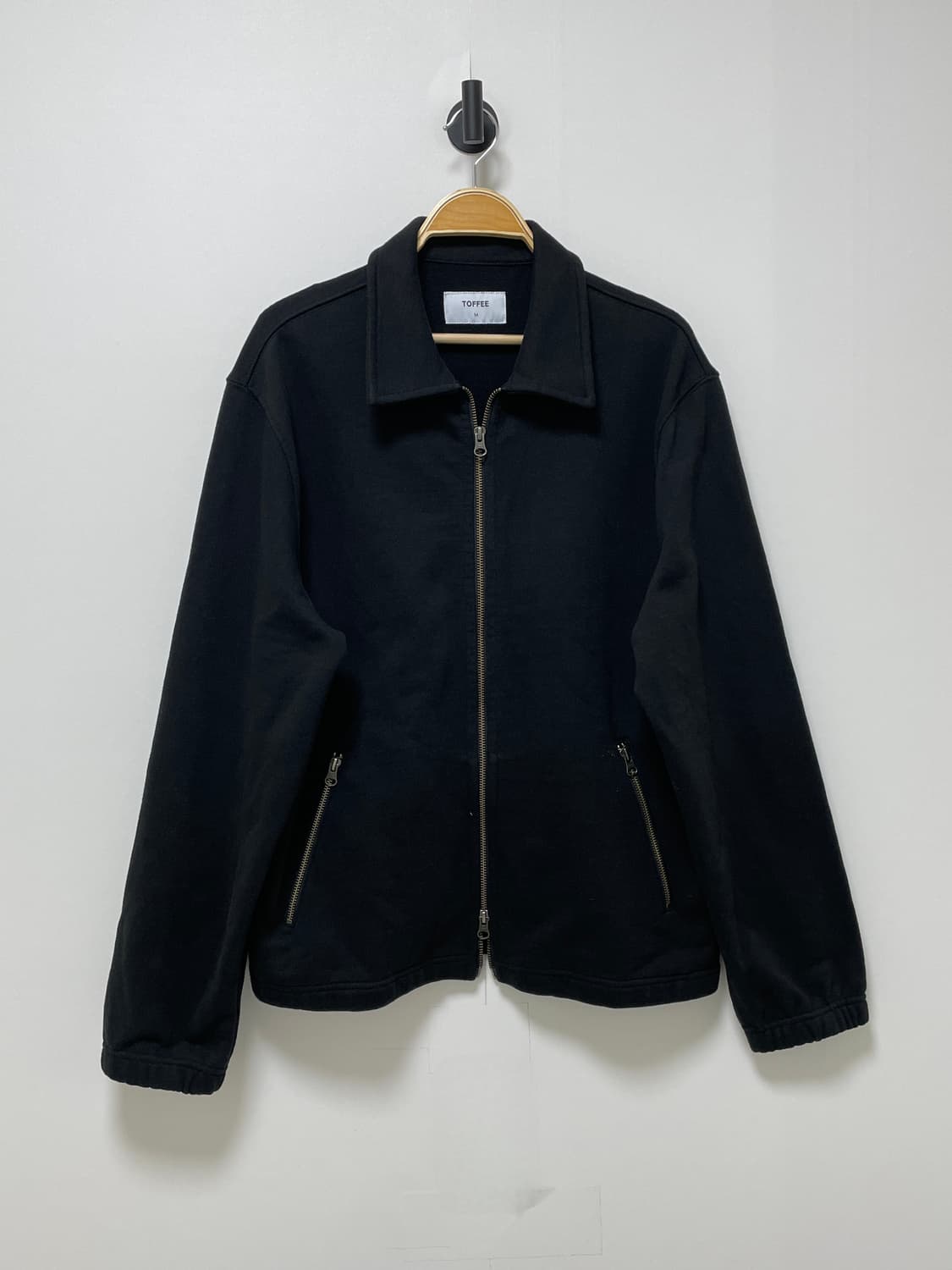 토피 코튼 혼방 스웨트 집업 자켓 상품이미지2