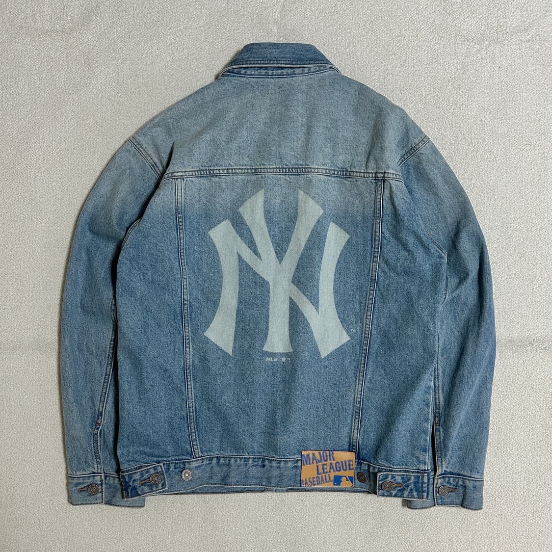 MLB 빅로고 데님자켓 NY 상품이미지3
