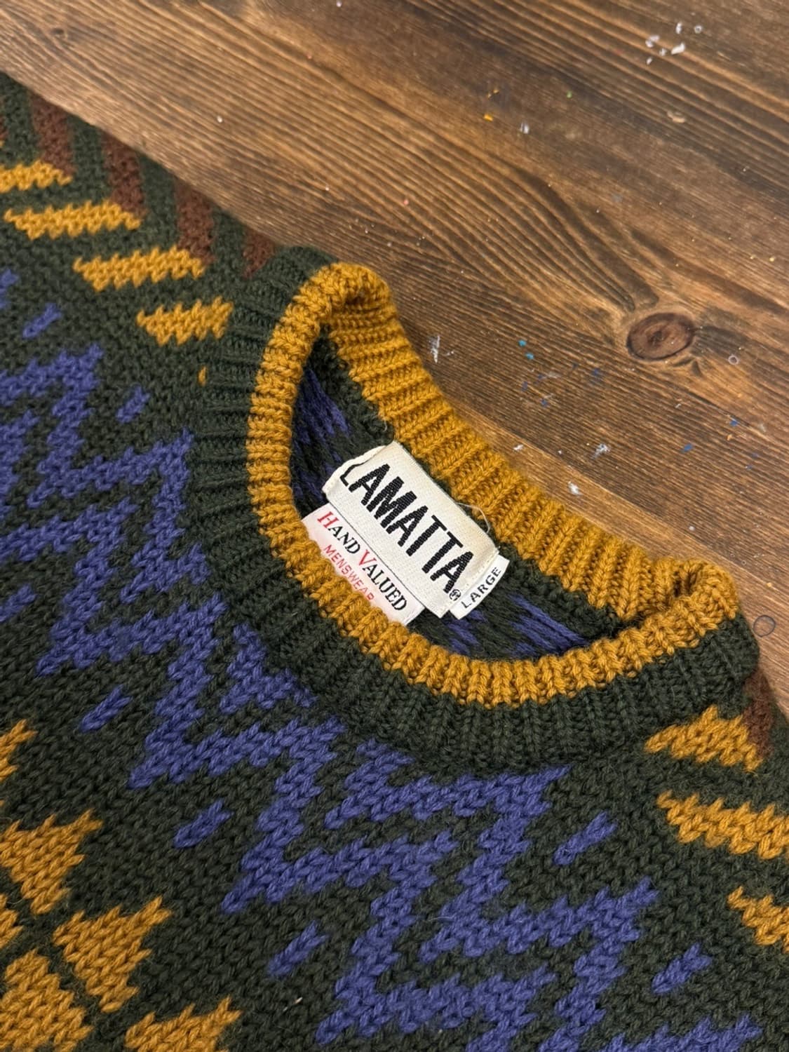 LAMATTA 램스울 핸드 니트 100 상품이미지7