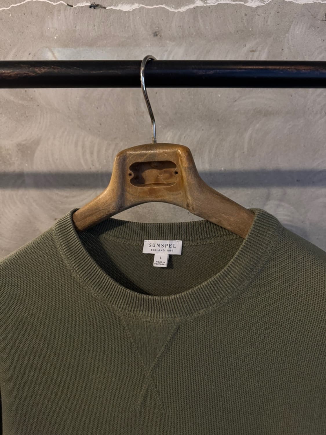 선스펠 크루넥 니트 100 상품이미지3