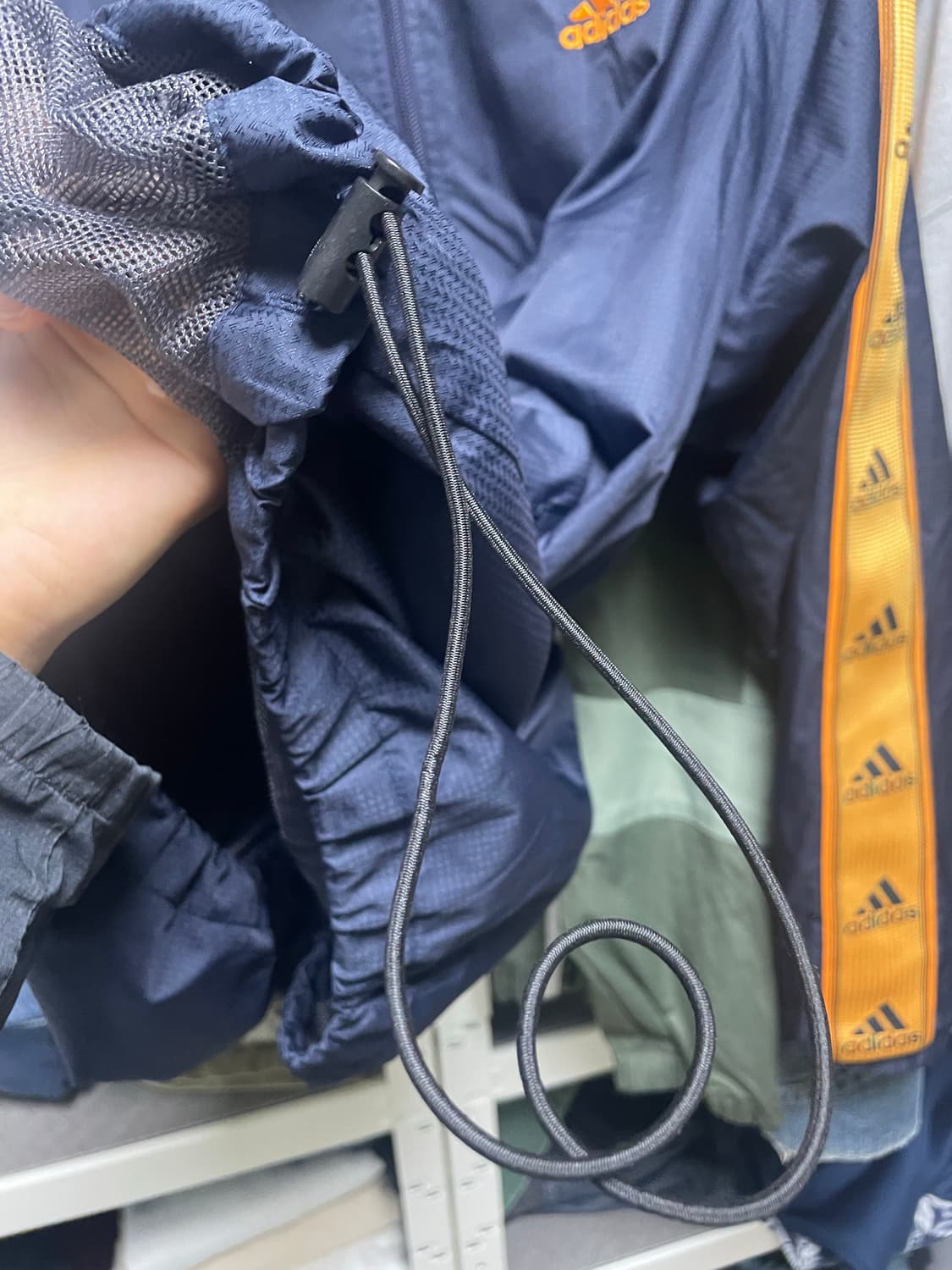 아디다스 네이비 바람막이 L 상품이미지5