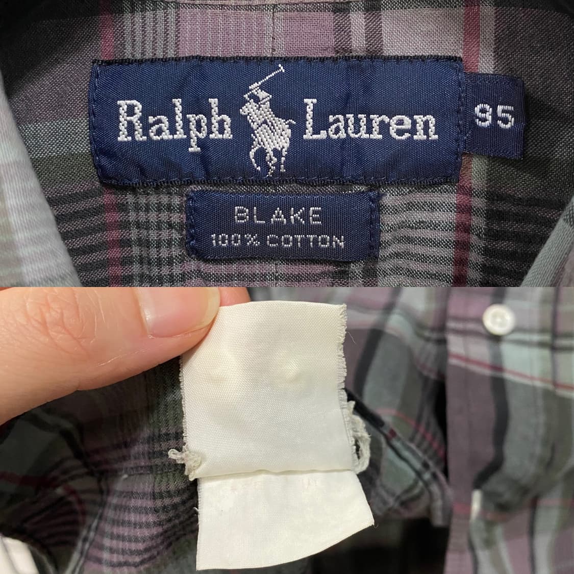 폴로 랄프로렌 체크 반팔 셔츠 상품이미지5