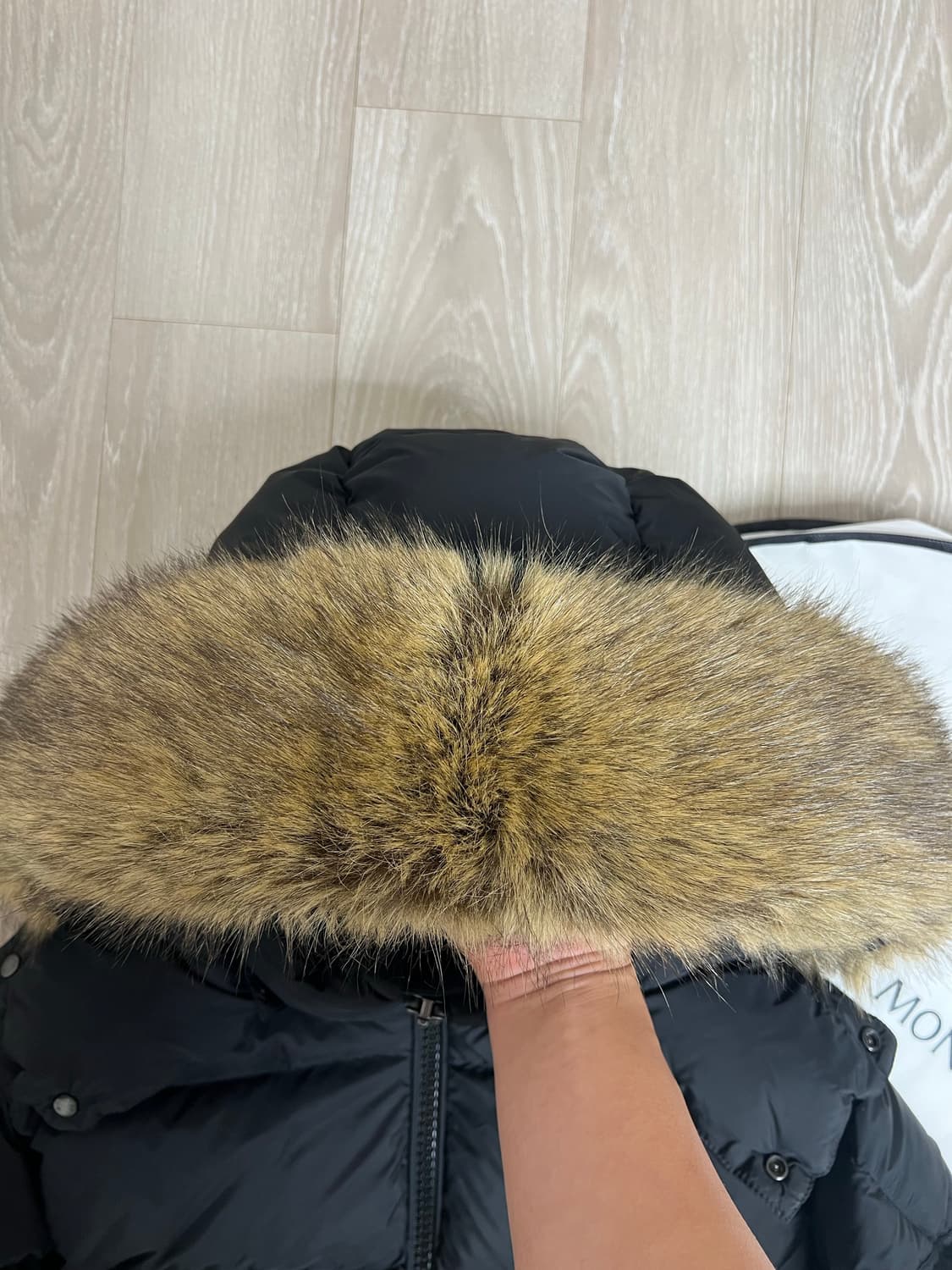 [블랙 3/새상품급] 23F/W몽클레어 마야프 패딩 3사이즈 풀구성 상품이미지5