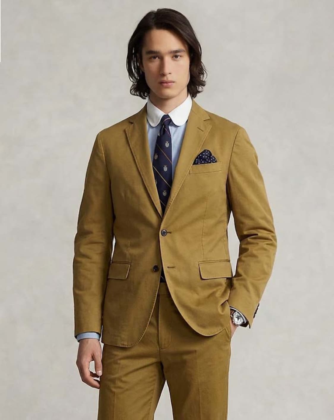 폴로 랄프로렌 탄베이지 가먼트다이 트라우저 치노 팬츠 상품이미지4