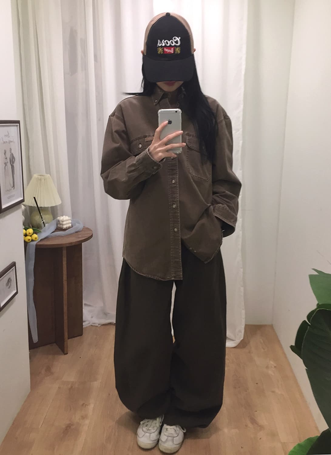 여성 칼하트 투포켓 워크셔츠 100 상품이미지2