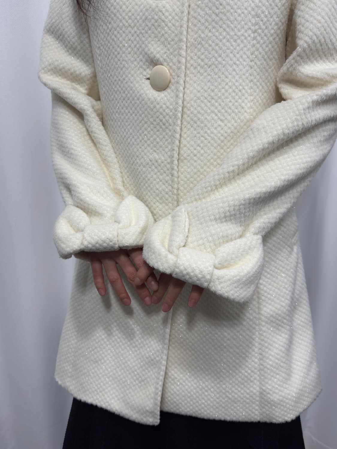 glitter ribbon lovely coat 상품이미지5