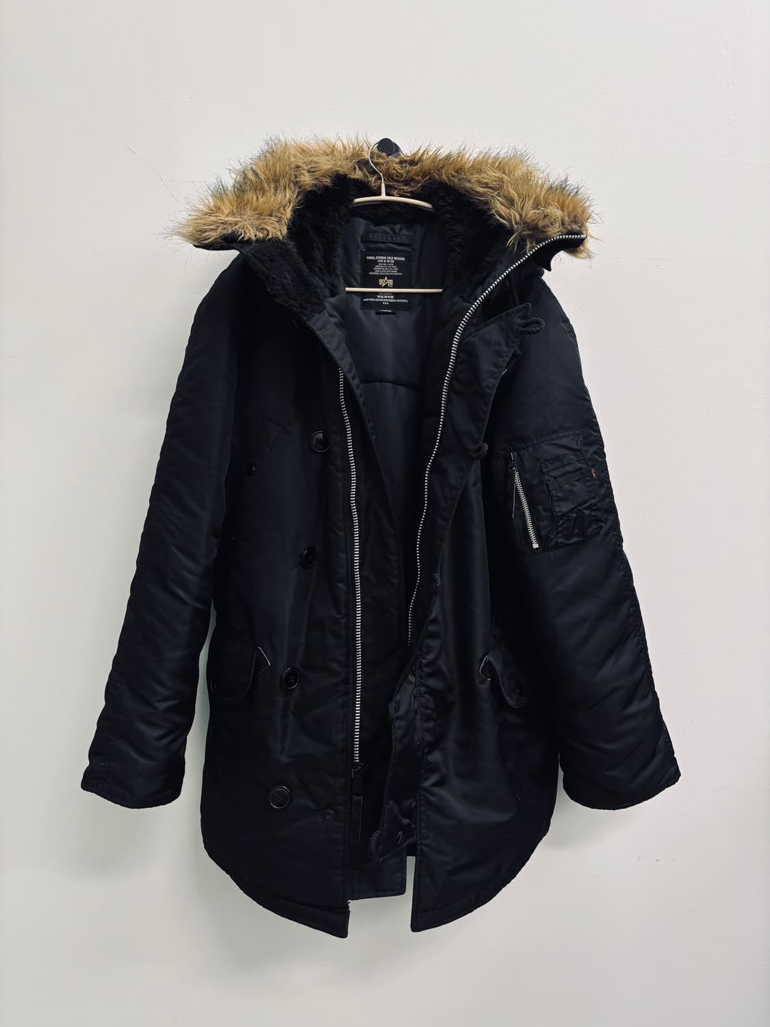 ALPHA INDUSTRIES(알파 인더스트리) N-3B 슬림핏 파카 상품이미지1