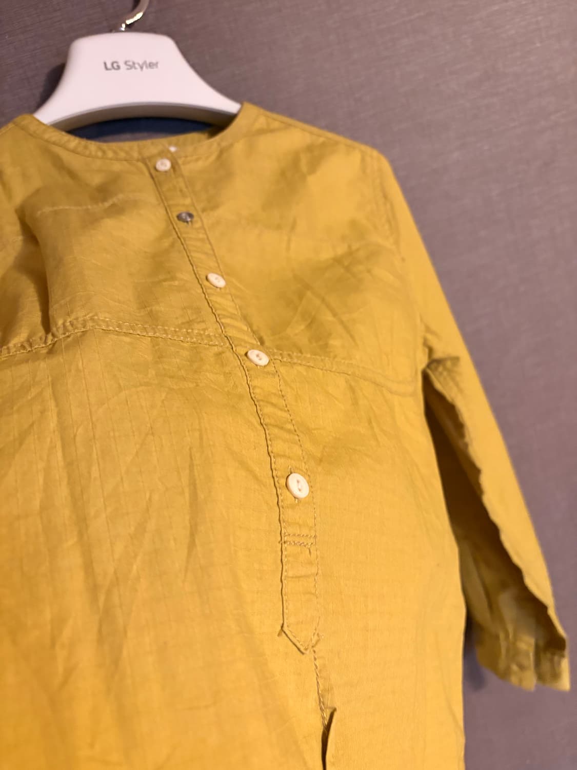 Northern Truck 노란색 면 셔츠 Japan 상품이미지4