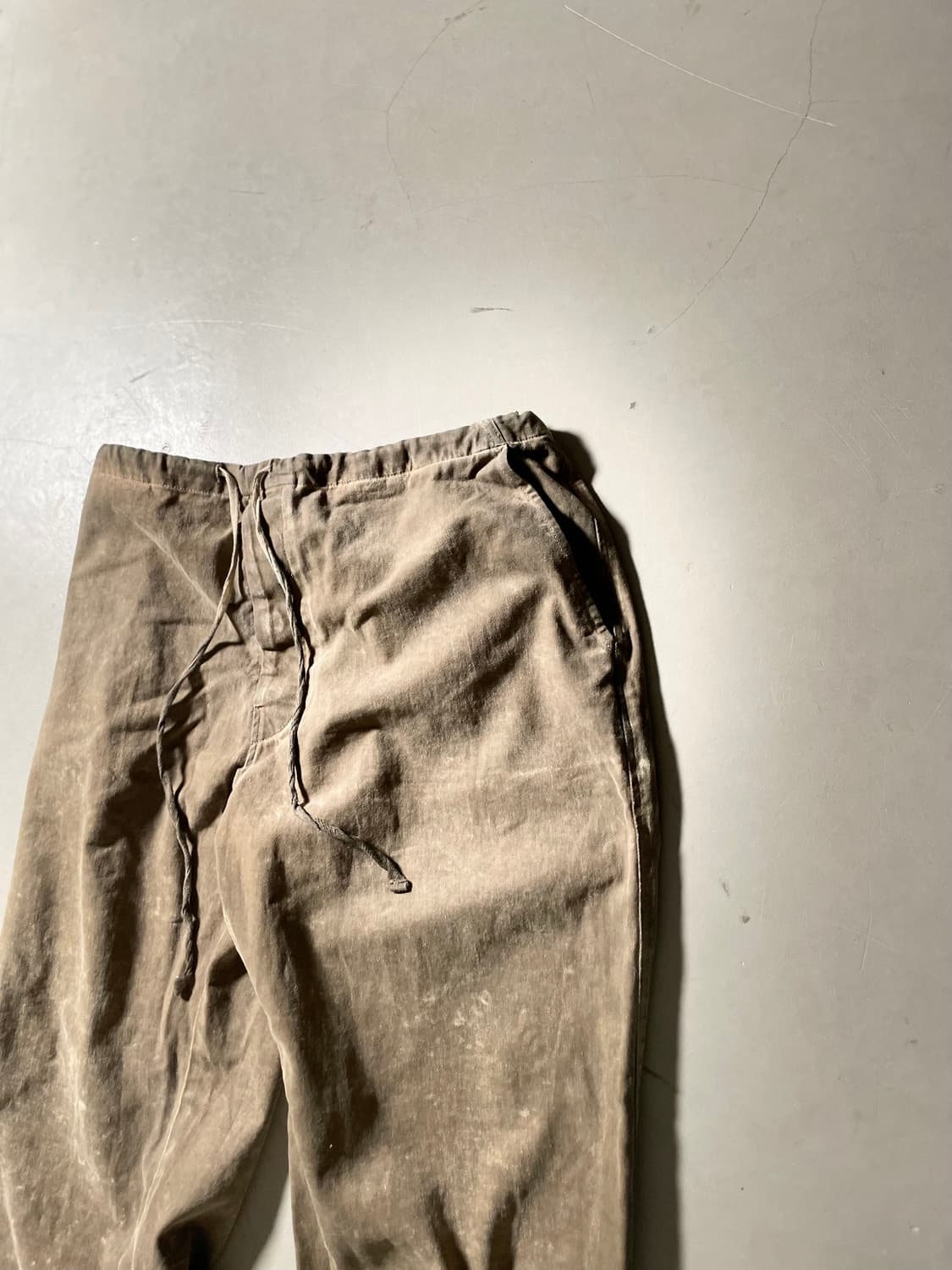 KZ Atelier  Dyed & Damaged Easy Pants 상품이미지3