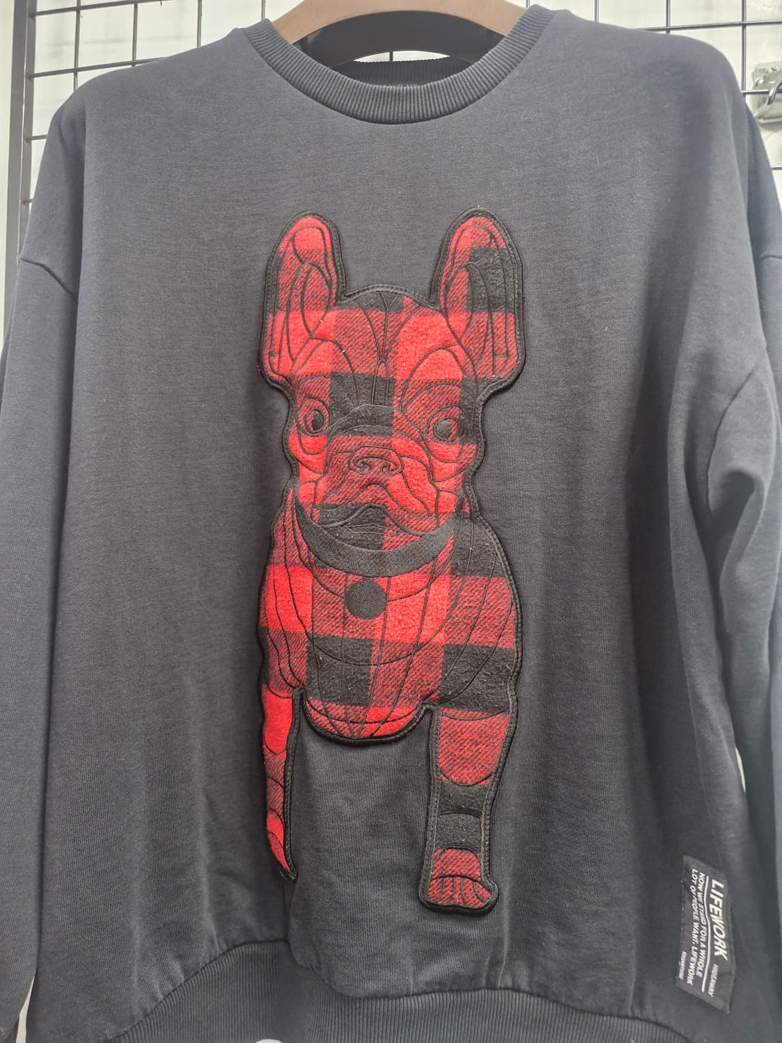 100L 라이프워크 체크 라독 맨투맨  상품이미지5