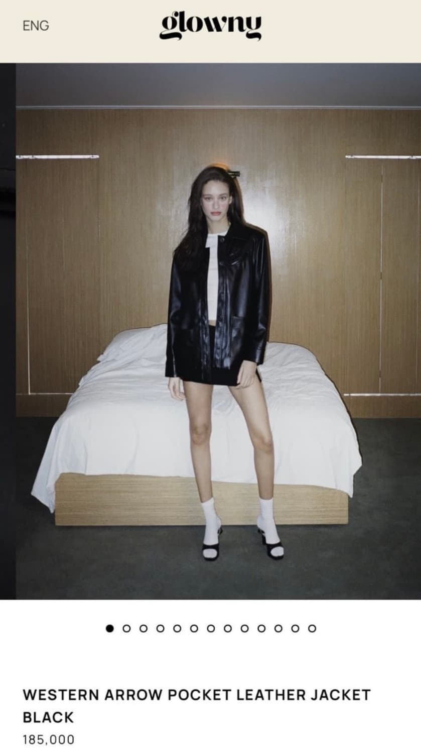 글로니 WESTERN ARROW POCKET LEATHER JACKET 상품이미지1