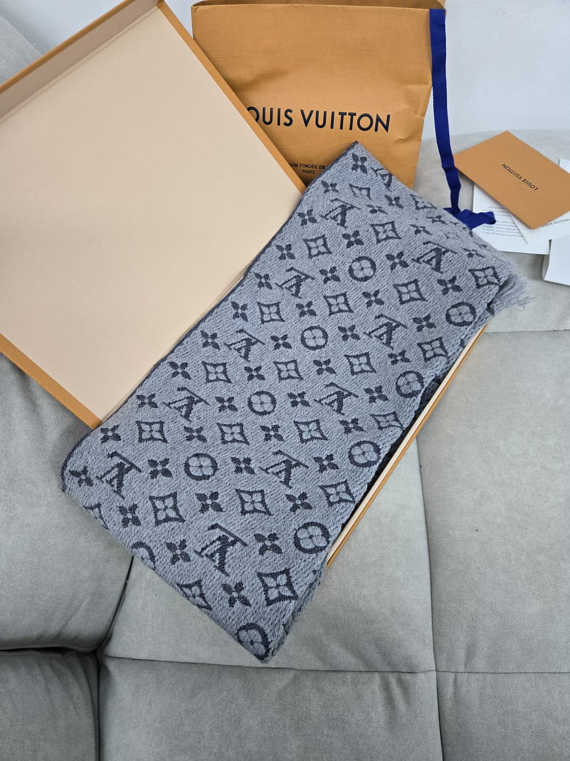 [보증서 정품]루이비통 모노그램 스카프 상품이미지4