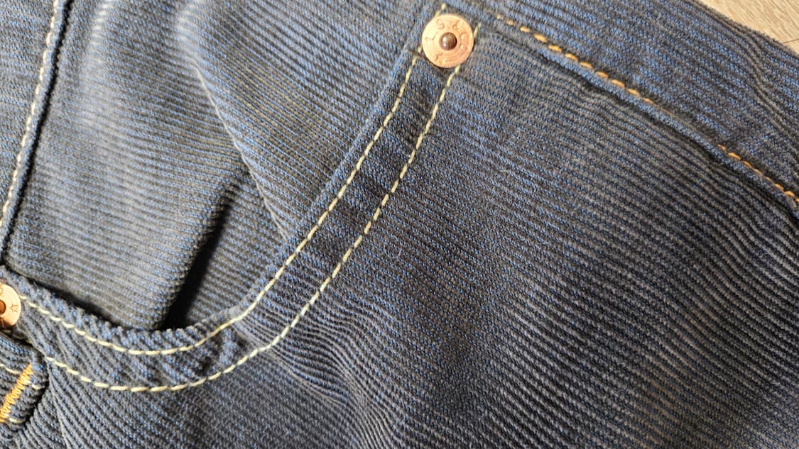 리바이스 버튼플라이 빈티지 코듀로이 데님 상품이미지3