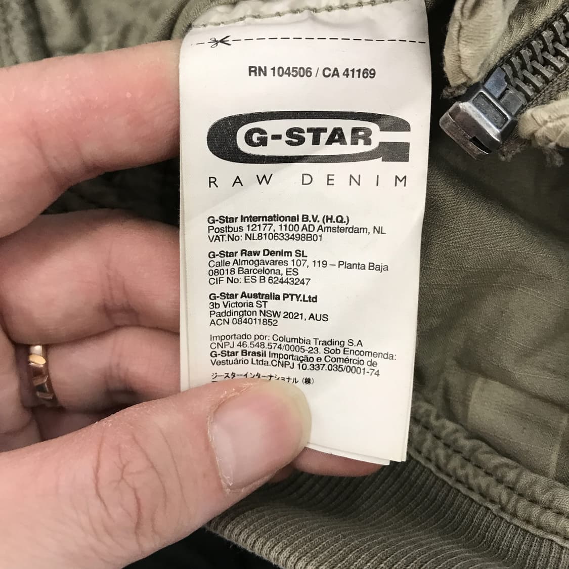 GSTAR 지스타로우 숏 라이더자켓 [M] 상품이미지6