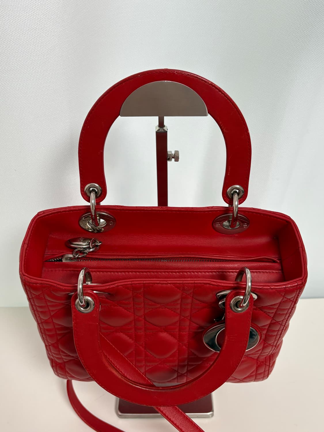 디올 레이디 레드 미디움 상품이미지4