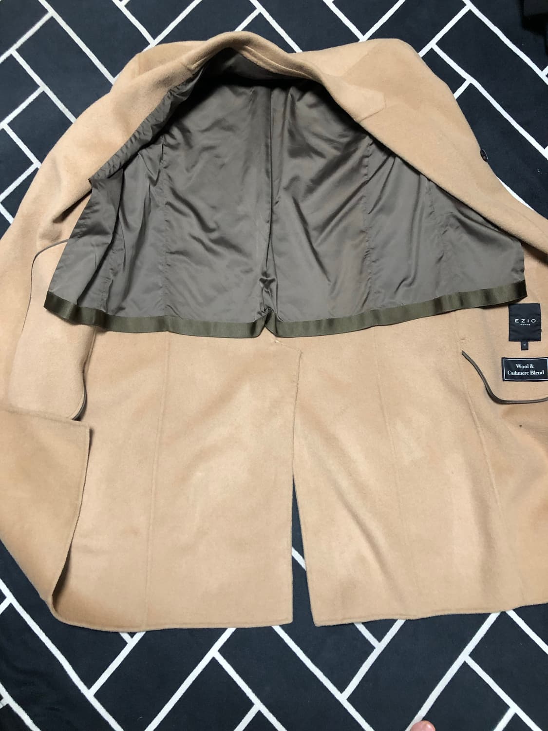 색감이쁜 더블 핸드메이드 코트 / 옴므 몽클레어 니트코트 우영미 타임 상품이미지5